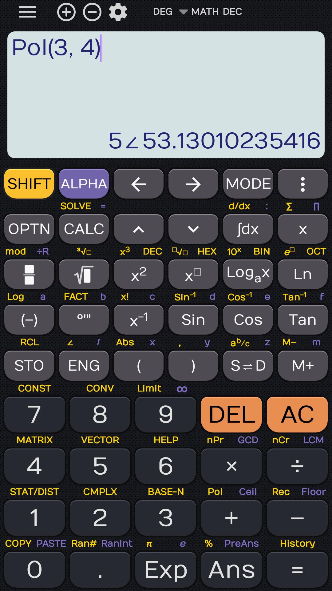 Скачать Fx Calculator 350es 84+ calculator sin cos tan 4.4.1 для Android