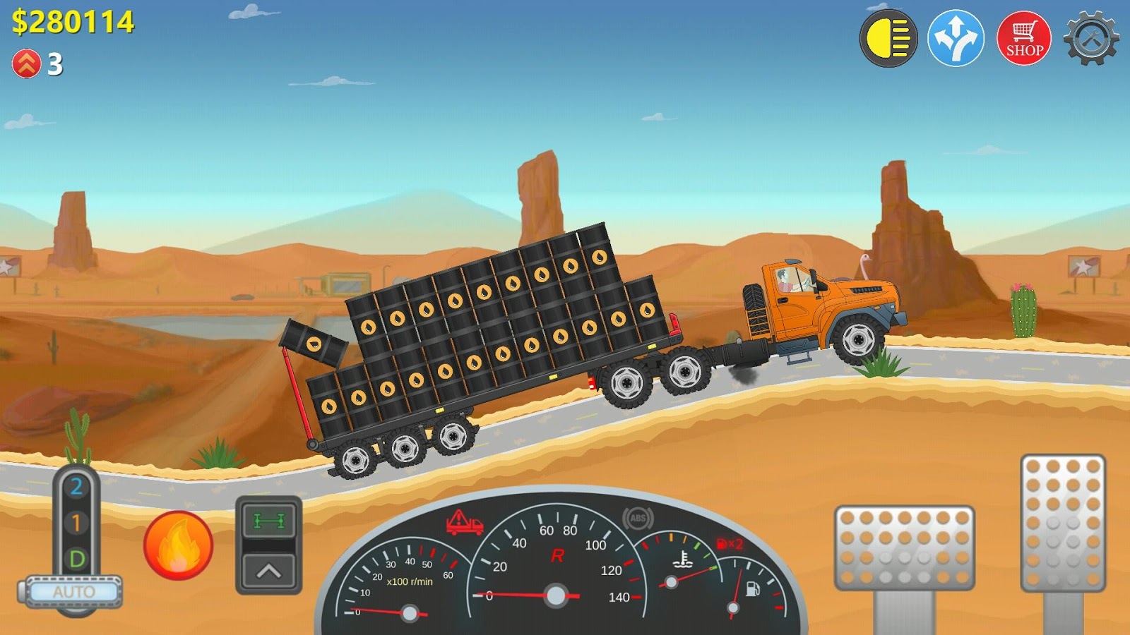 Скачать Trucker Real Wheels 4.13.5 для Android