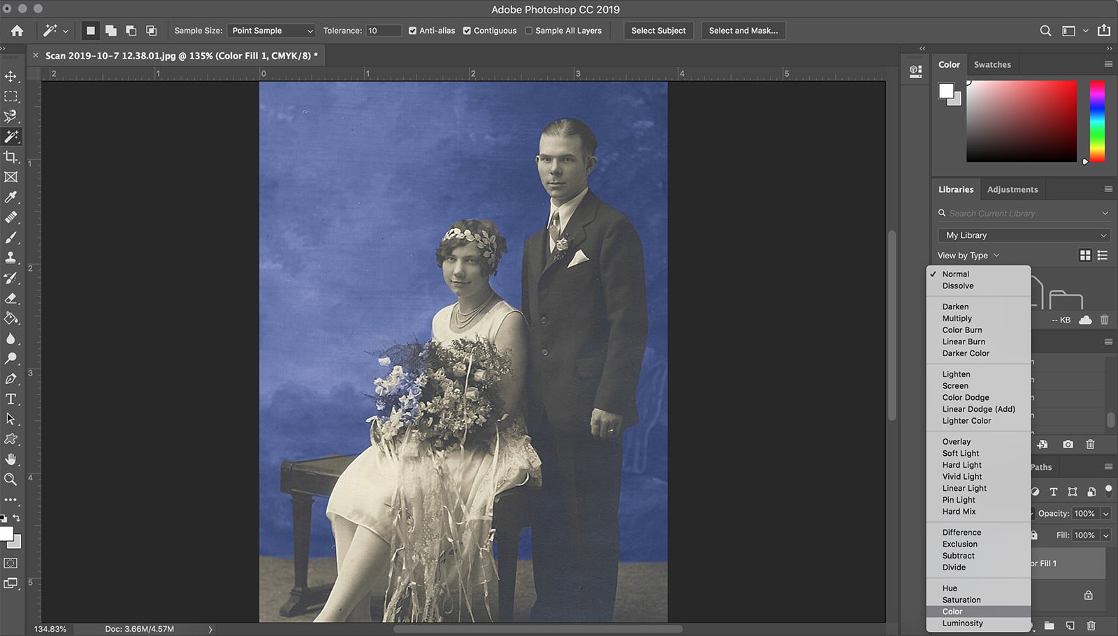 Урок Учимся делать из черно-белой фотографии цветную. Adobe Fotoshop CS в примерах (III-IV)