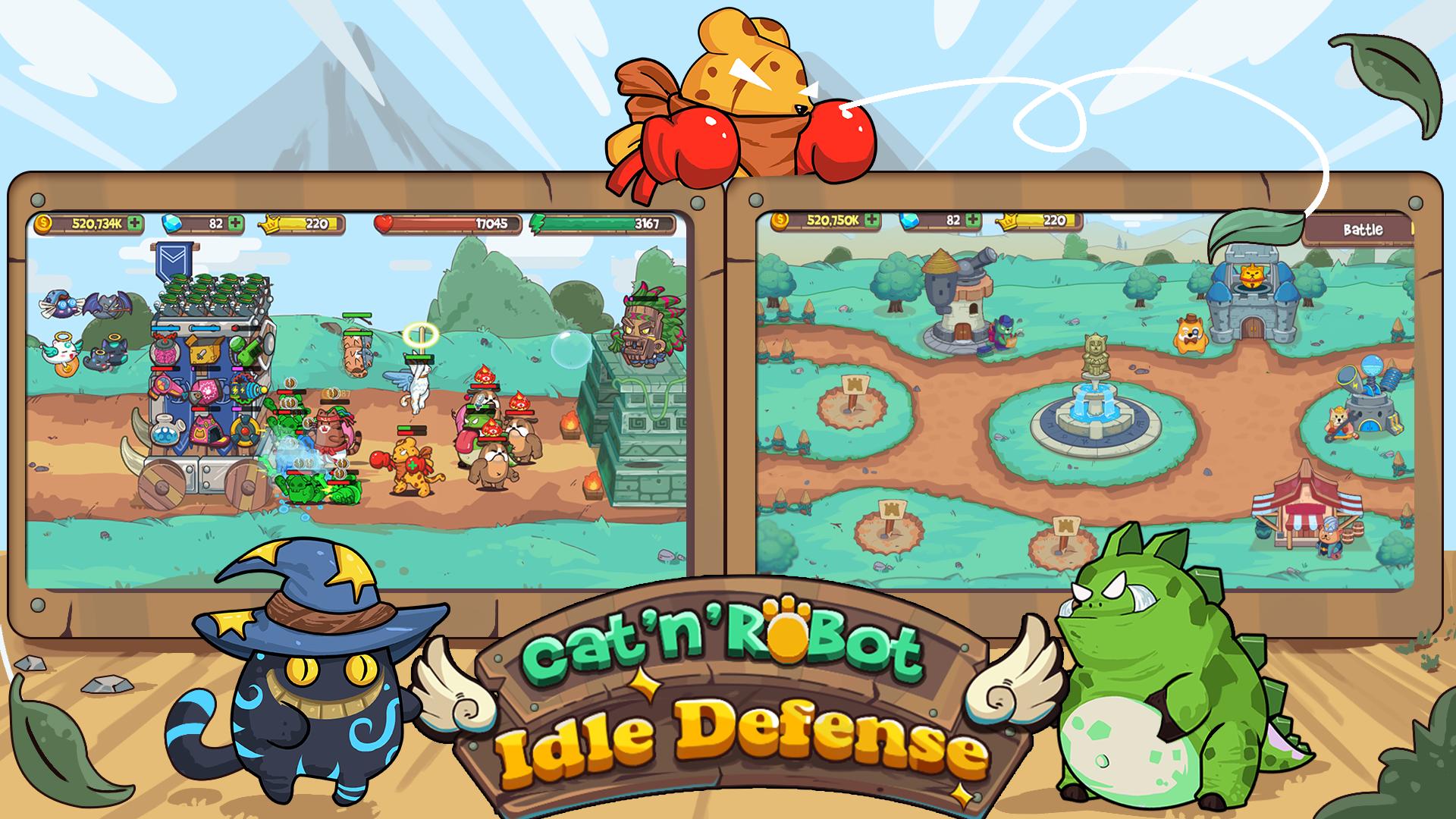 Скачать CatnRobot Idle Defense 4.1.2 для Android