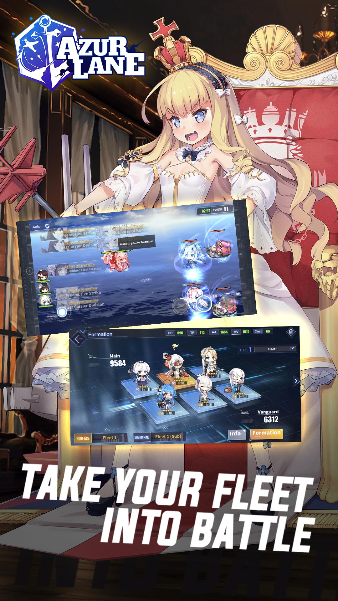 Скачать Azur Lane 8.1.2 для Android, iPhone / iPad