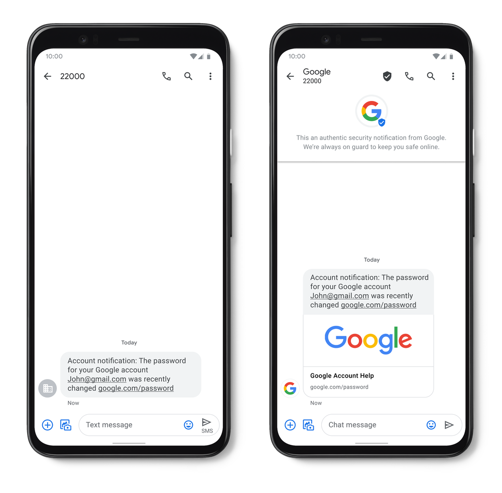 Google внедряет функцию защиты от SMS-спама на Android