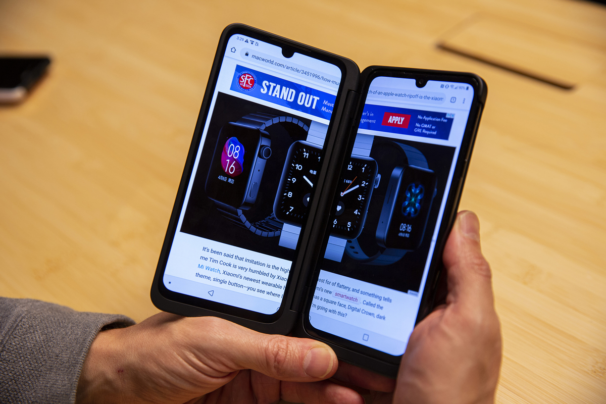 LG выпускает чехол с дополнительным экраном для смартфона. Зачем он нужен