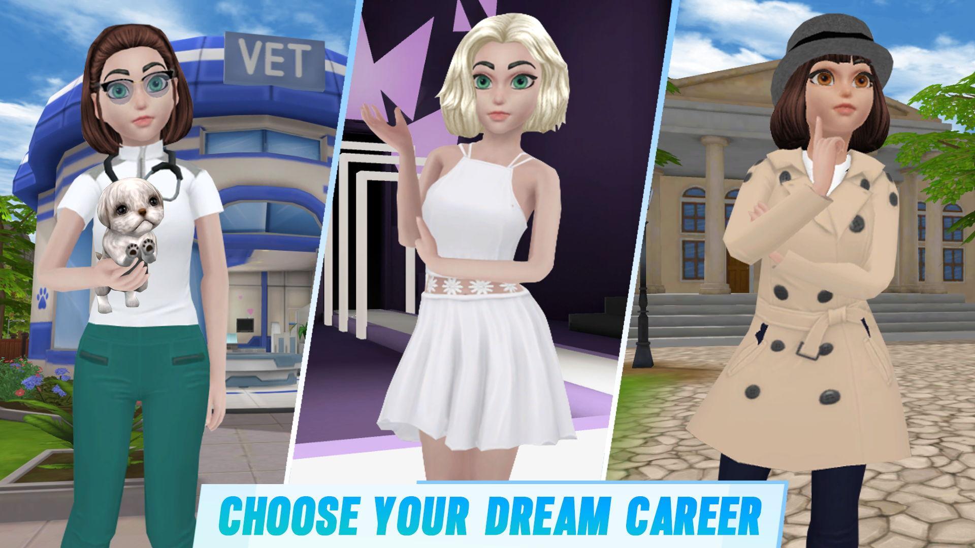 Скачать Virtual Sim Story: Dream Life 7.6 для Android