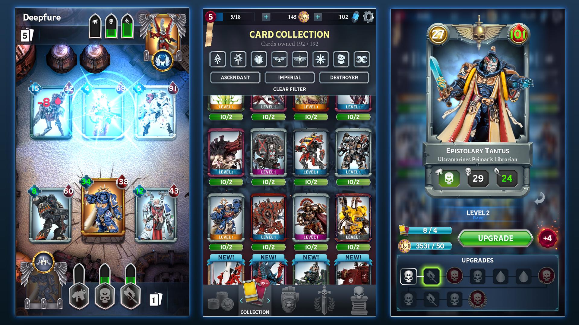 Скачать Warhammer 40,000: Combat Cards 37.21 для Android, iPhone / iPad