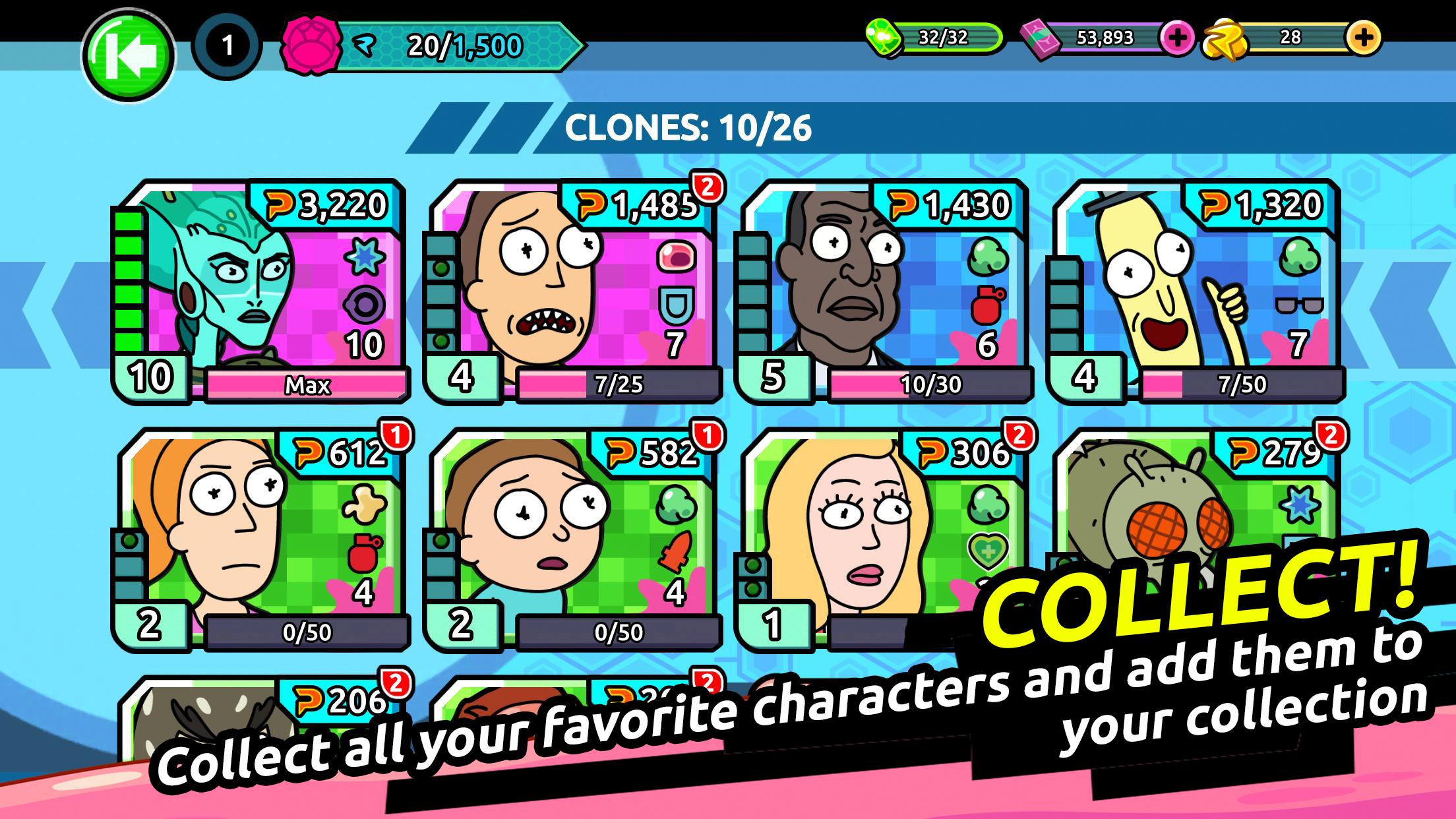 Скачать Rick and Morty: Clone Rumble 1.3 для Android