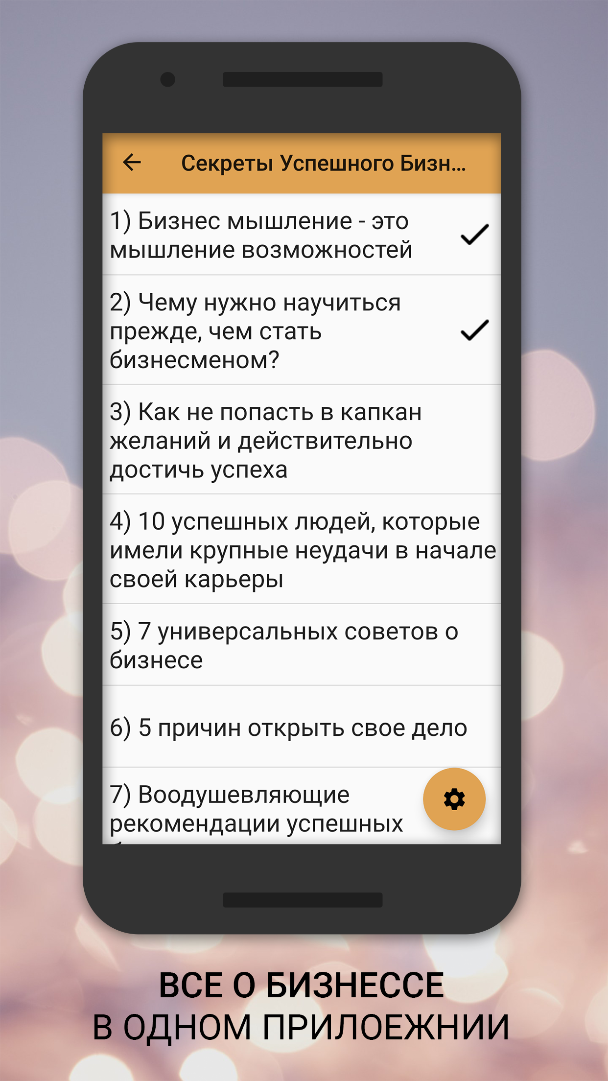 Скачать Секреты Успешного Бизнеса 1.1.25 для Android