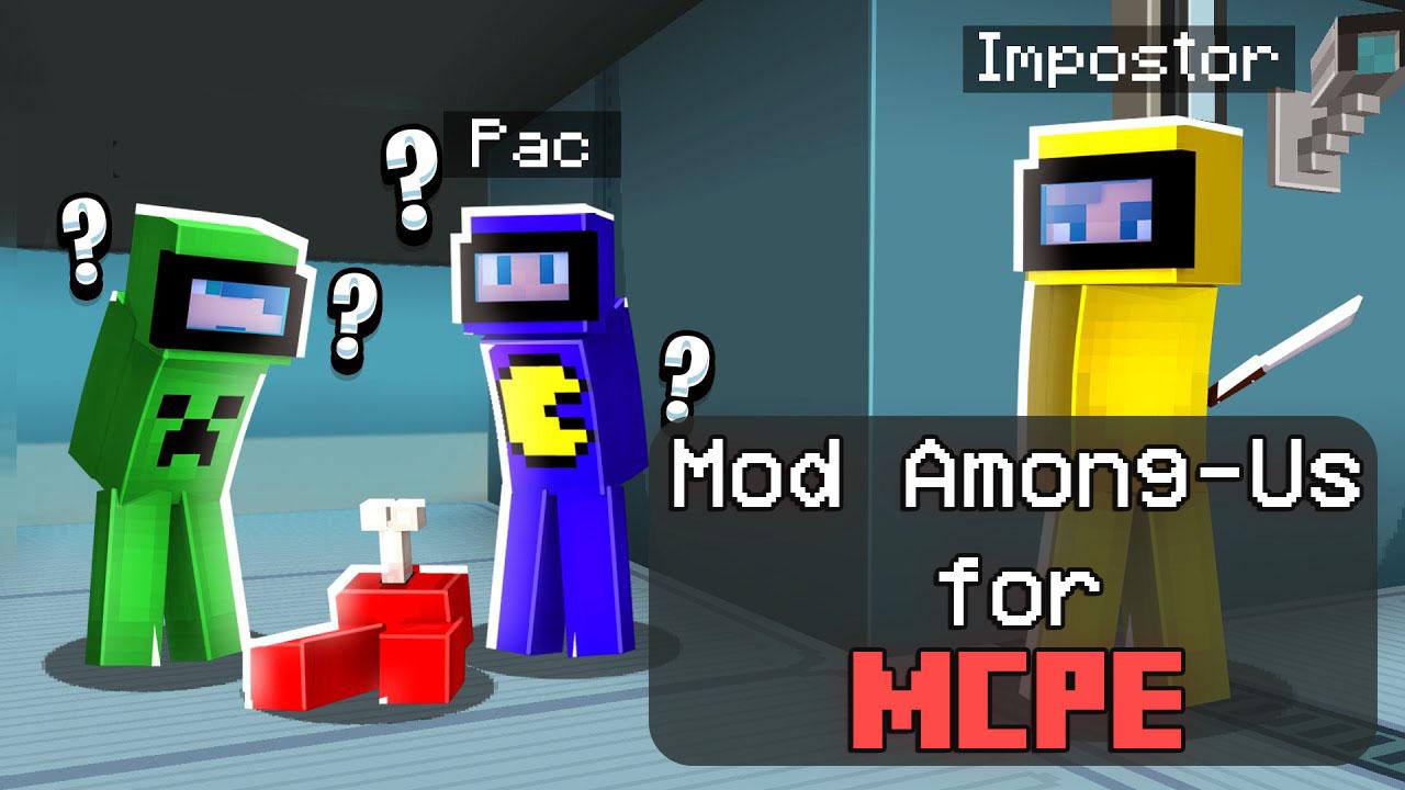 Скачать Mod of Among Us for Minecraft PE 1.01 для Android