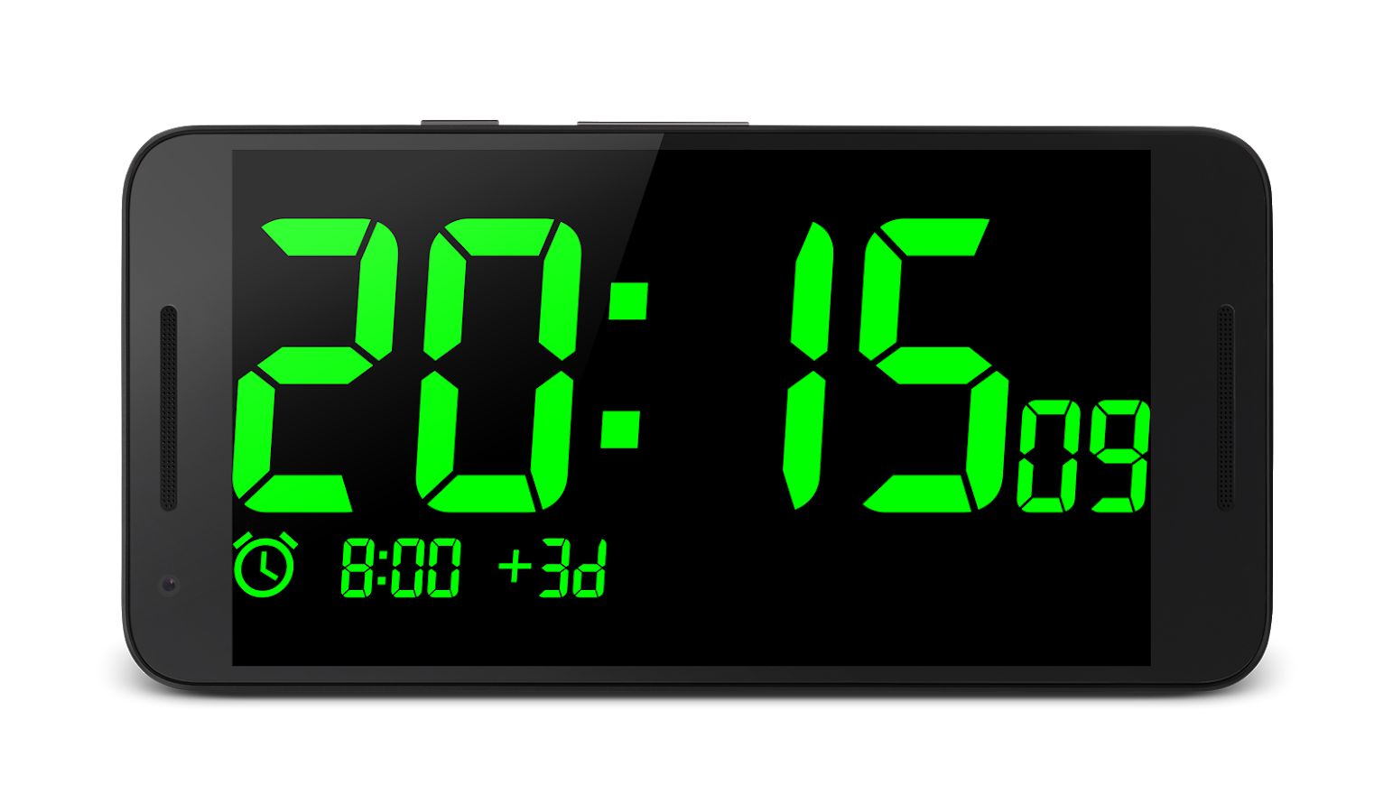 Скачать Big Digital Clock 1.1.1 для Android