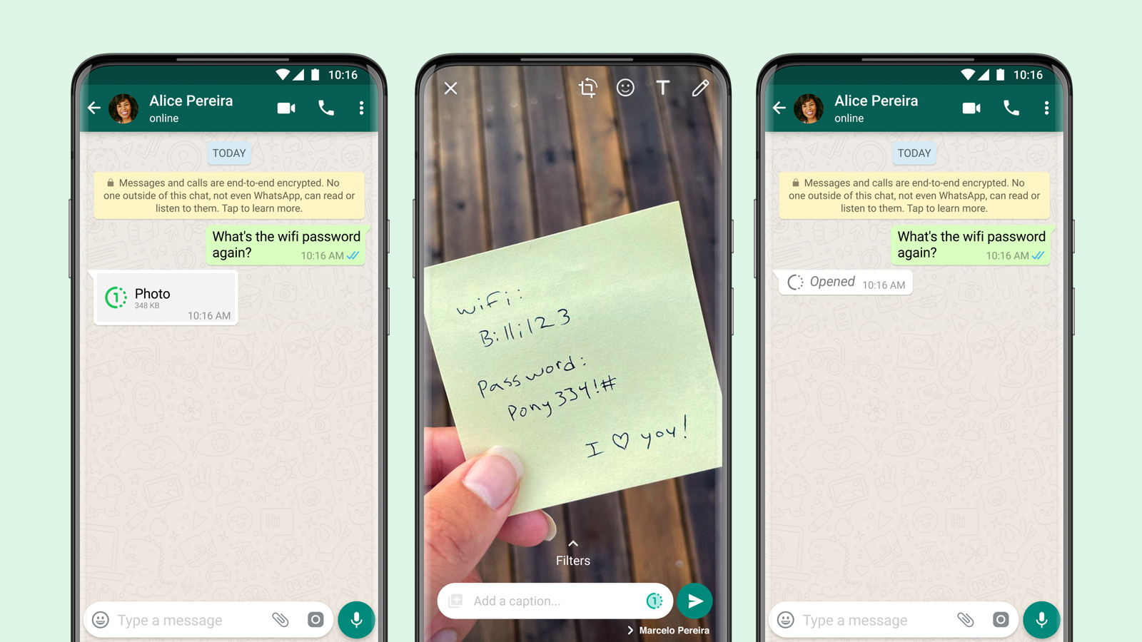 WhatsApp добавил исчезающие фото и видео «однократного просмотра»