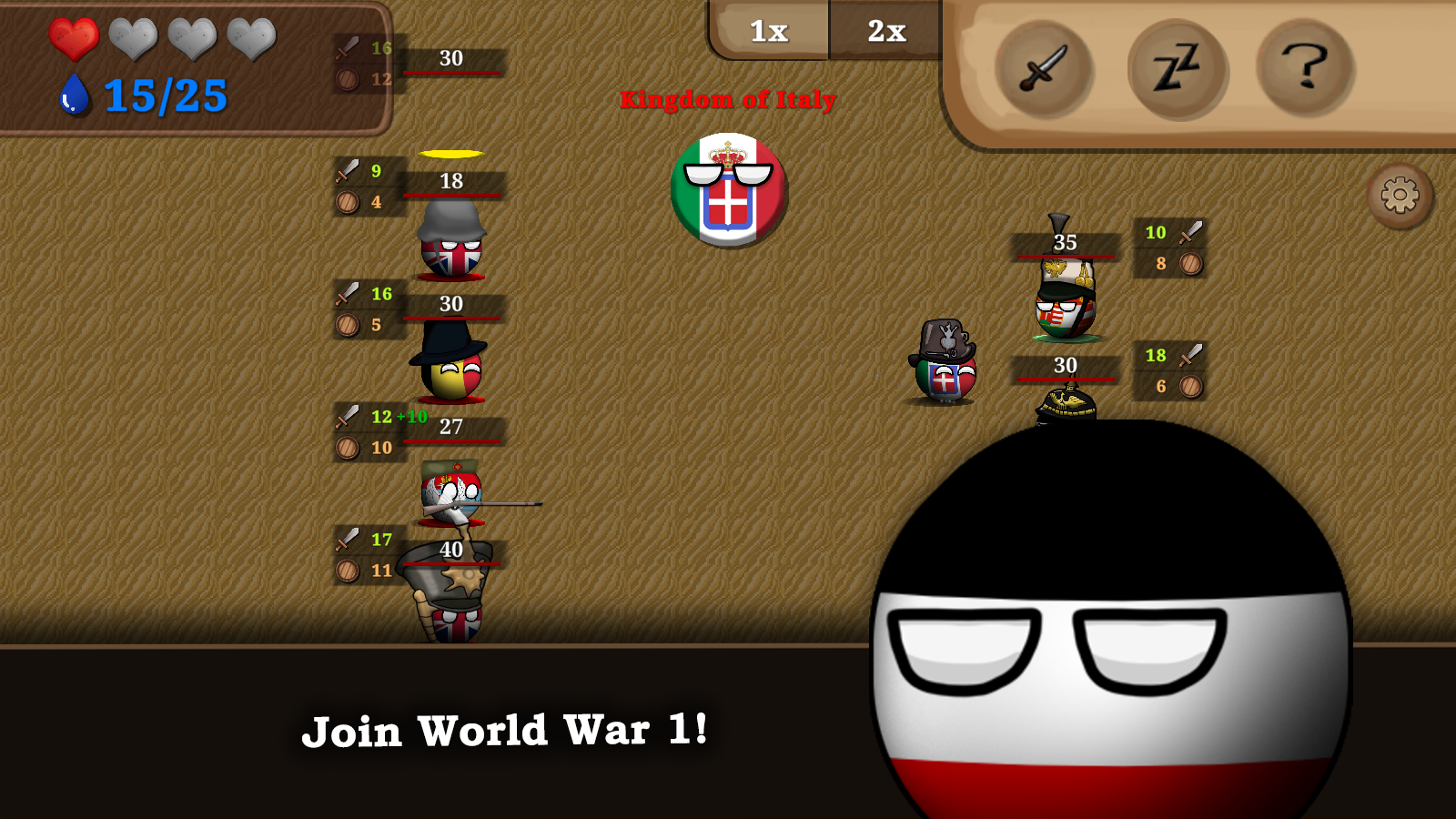 Скачать Countryball: Europe 1890 2.91 для Android