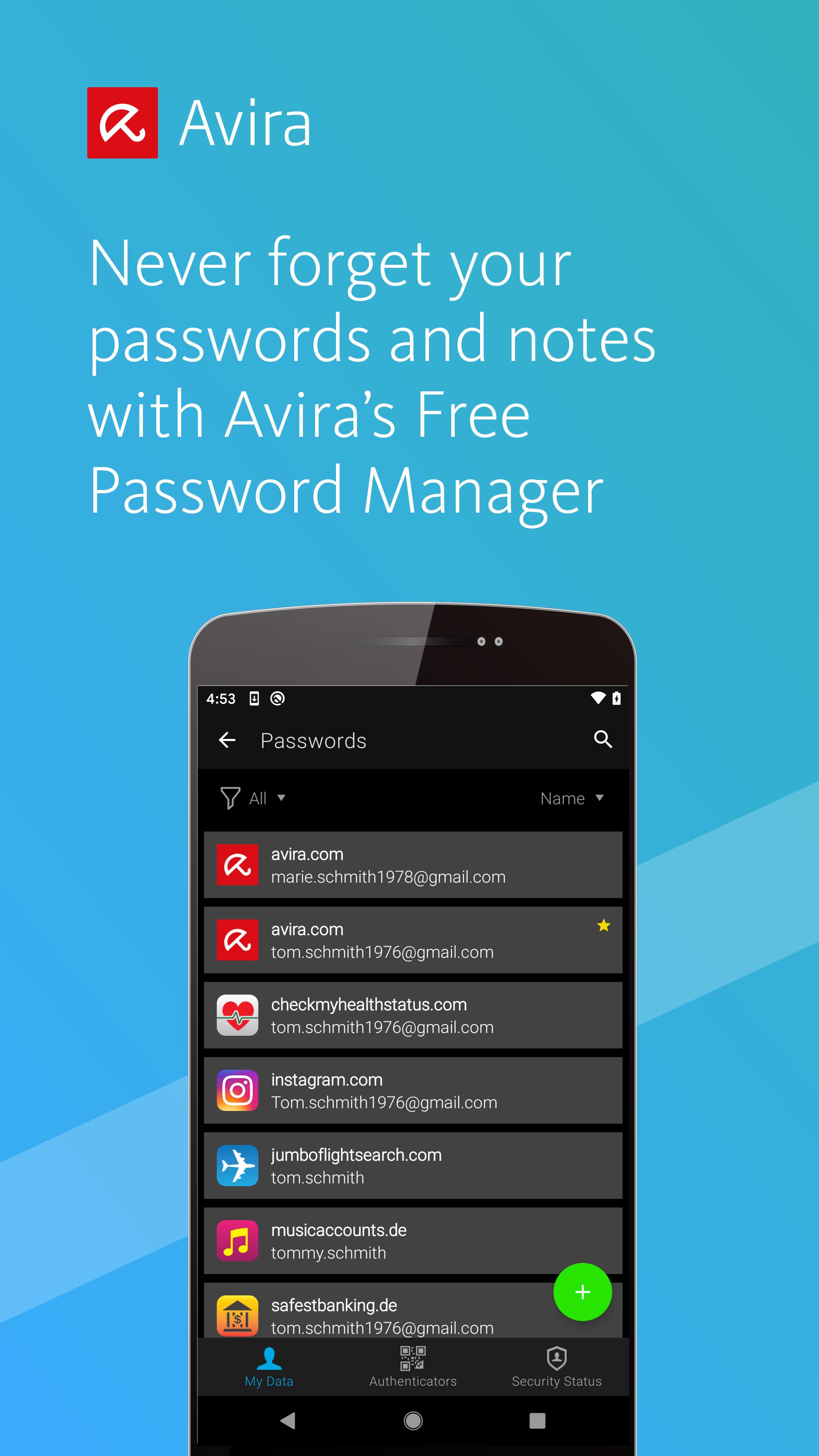 Скачать Avira Password Manager 2.11 для Android