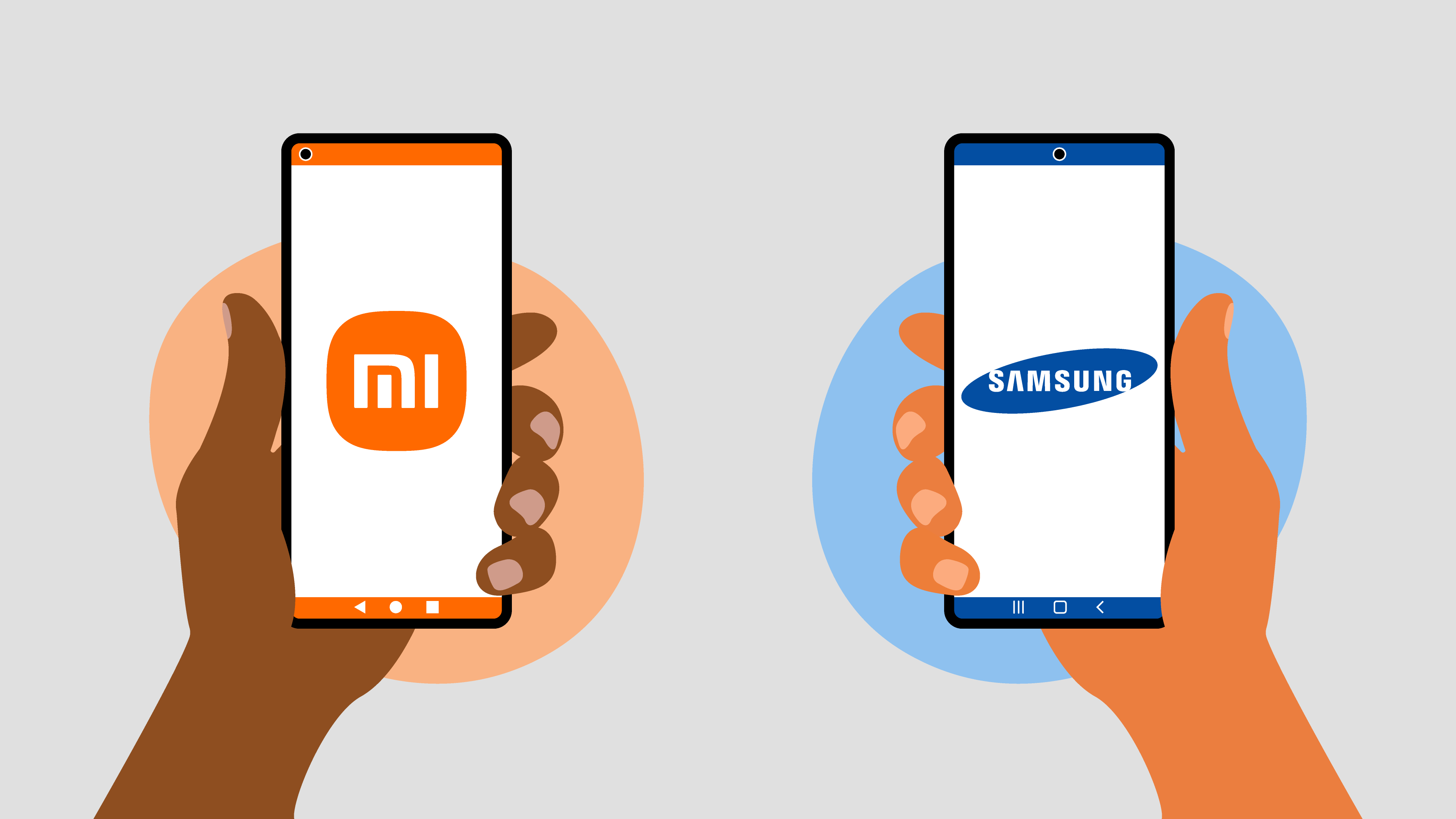 Дизайн прошивки MIUI от Xiaomi против One UI от Samsung: прямое сравнение