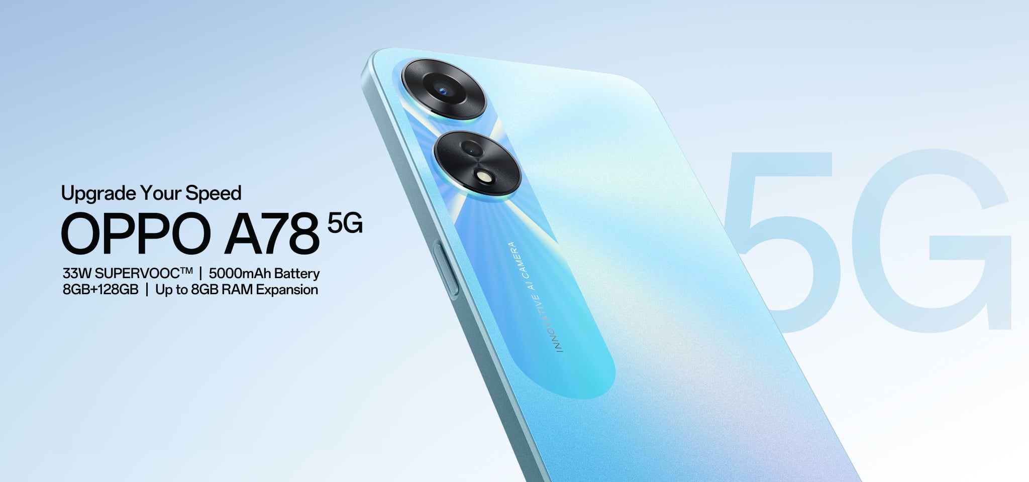 OPPO A78 5G за 233 доллара получил дисплей на 90 Гц, чип Dimensity 700 и  двойную камеру на 50 Мп