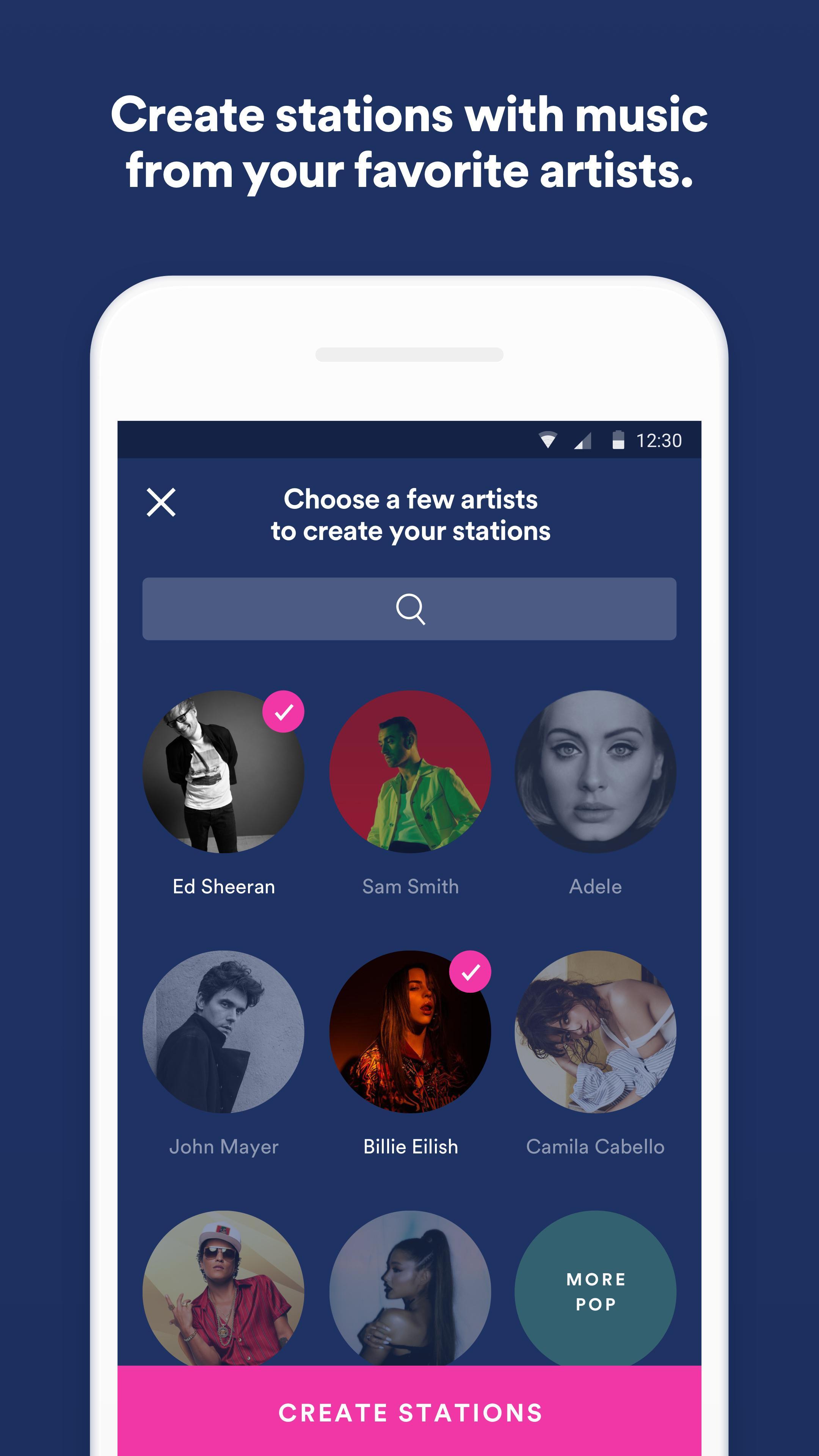 Скачать Spotify Stations 0.4.17.32 для Android