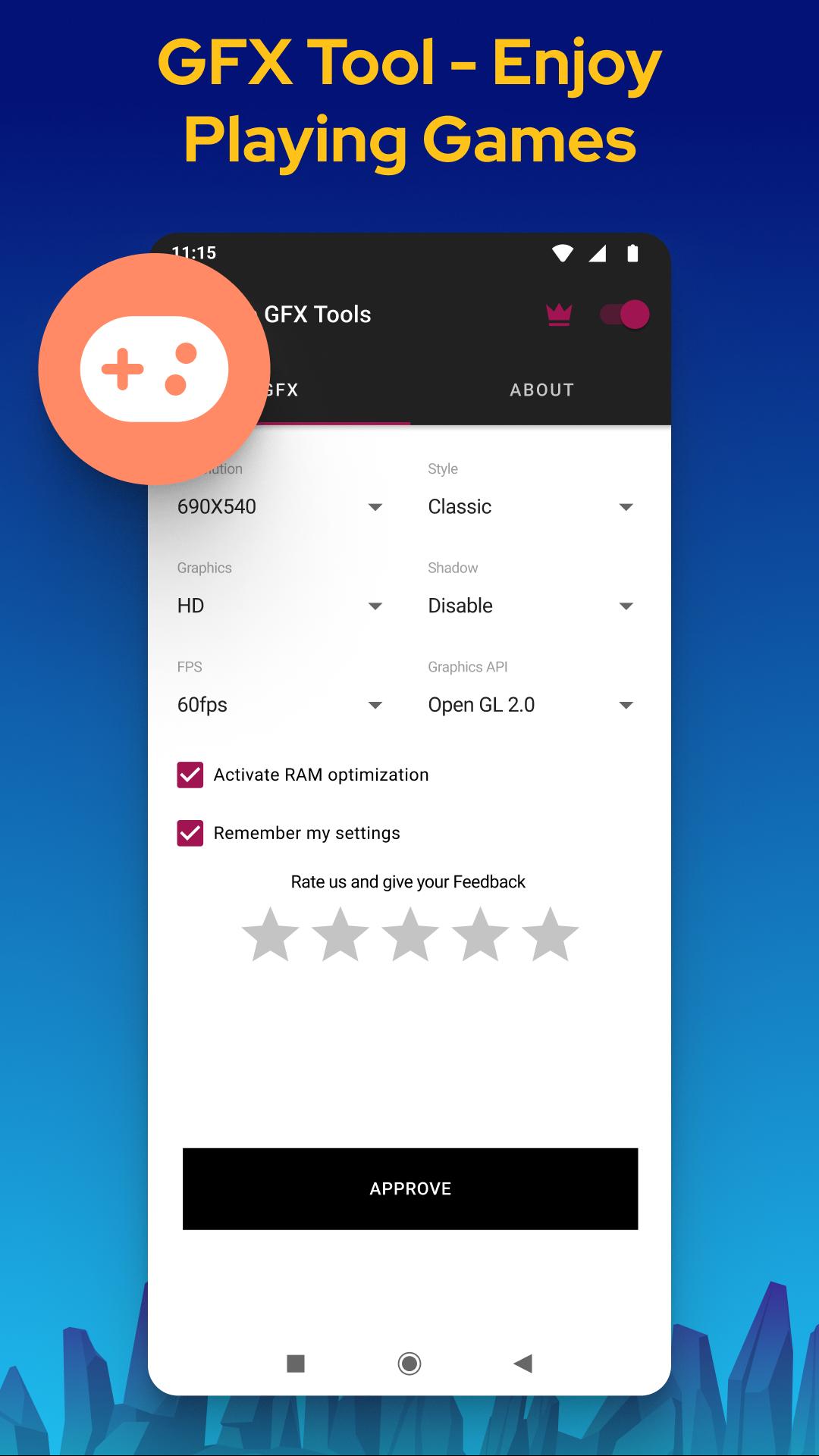 Скачать GFX Tool 1.4.9 для Android