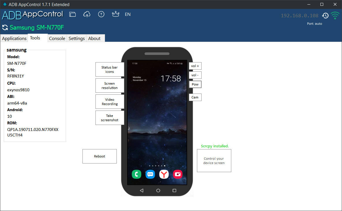 Скачать ADB AppControl 1.8.2 для Для компьютера, Android