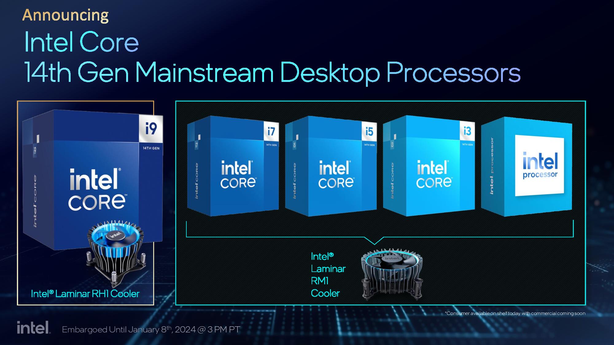 Intel представила 18 новых процессоров: они не поддерживают разгон, но  мощнее предшественников