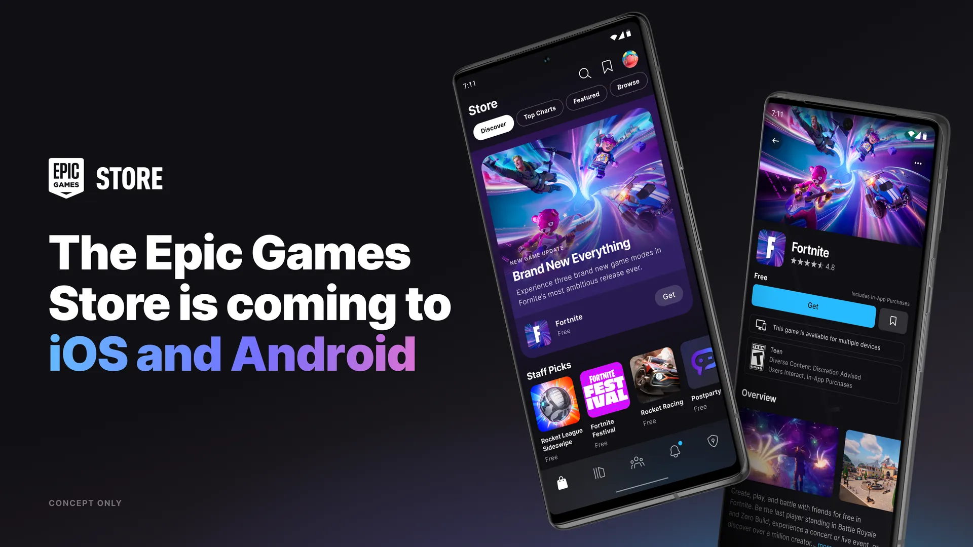 Официально: Epic Games Store появится на iOS и Android в этом году