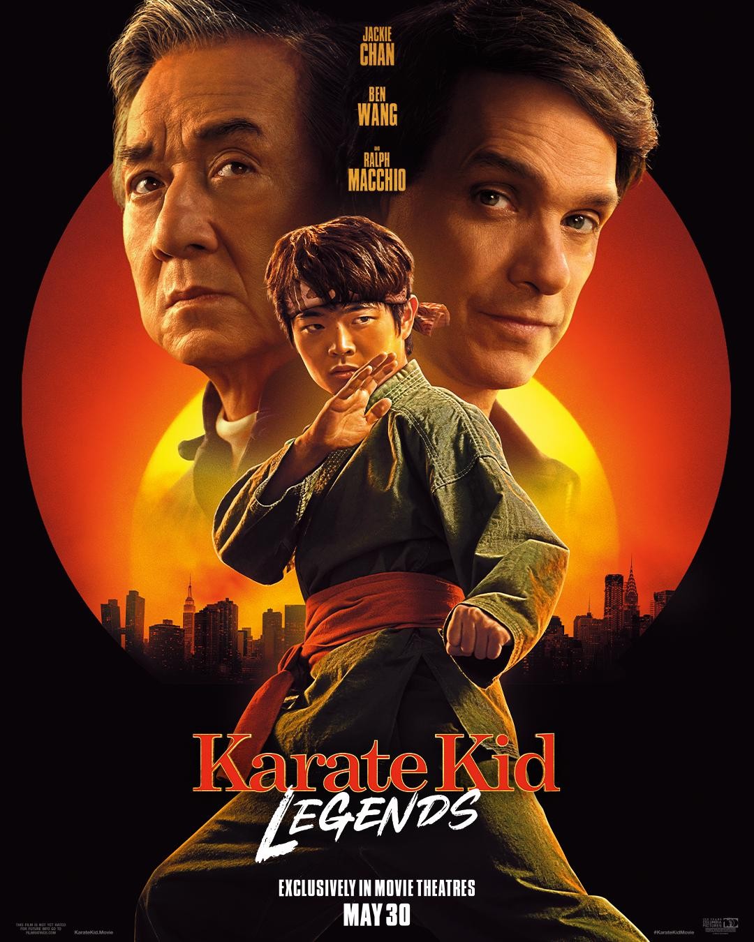 Официальный постер фильма Karate Kid: Legends / Каратэ-пацан: Легенды с Джеки  Чаном