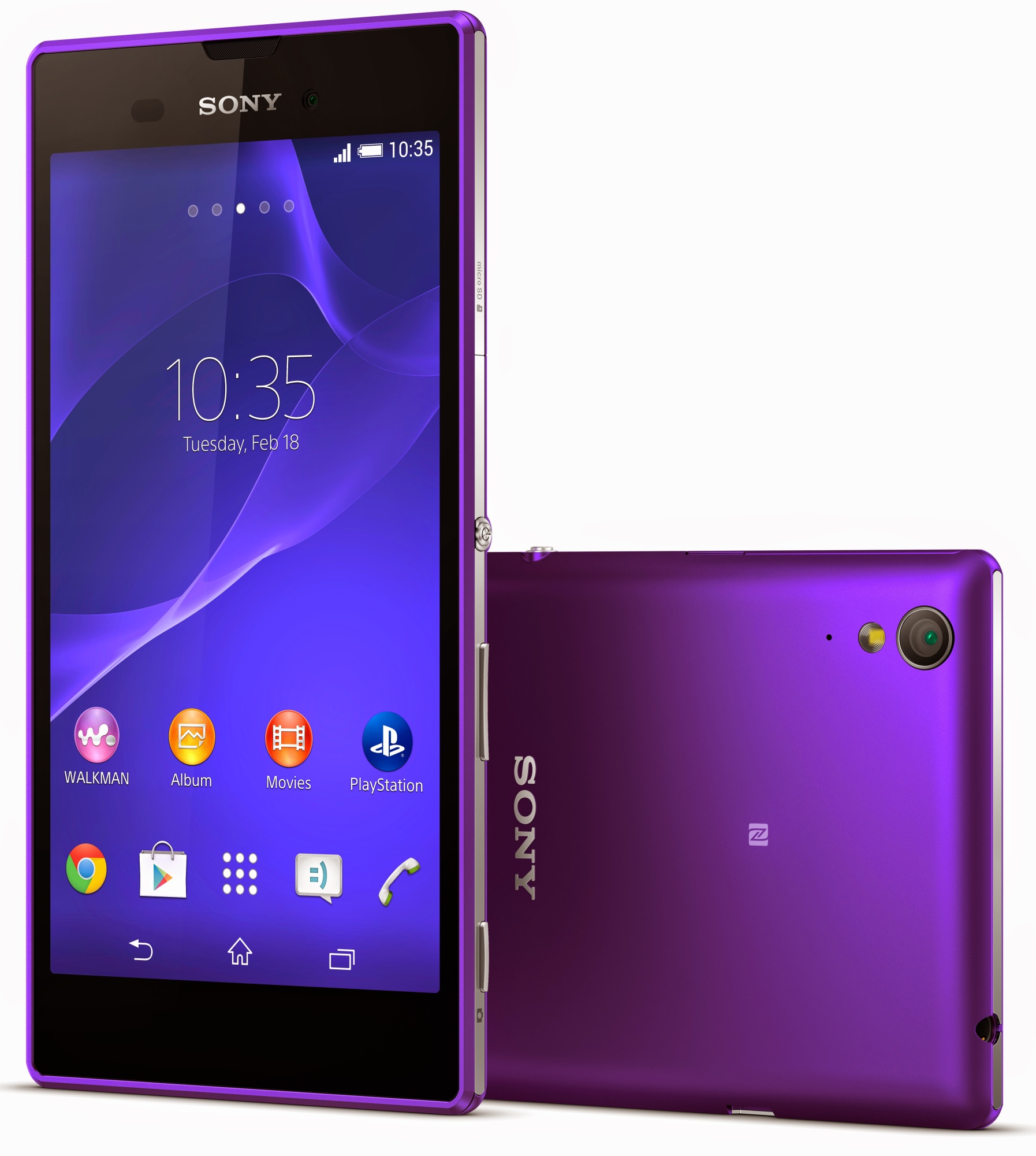 SONY Xperia T3 — самый тонкий смартфон с диагональю дисплея 5.3 дюйма