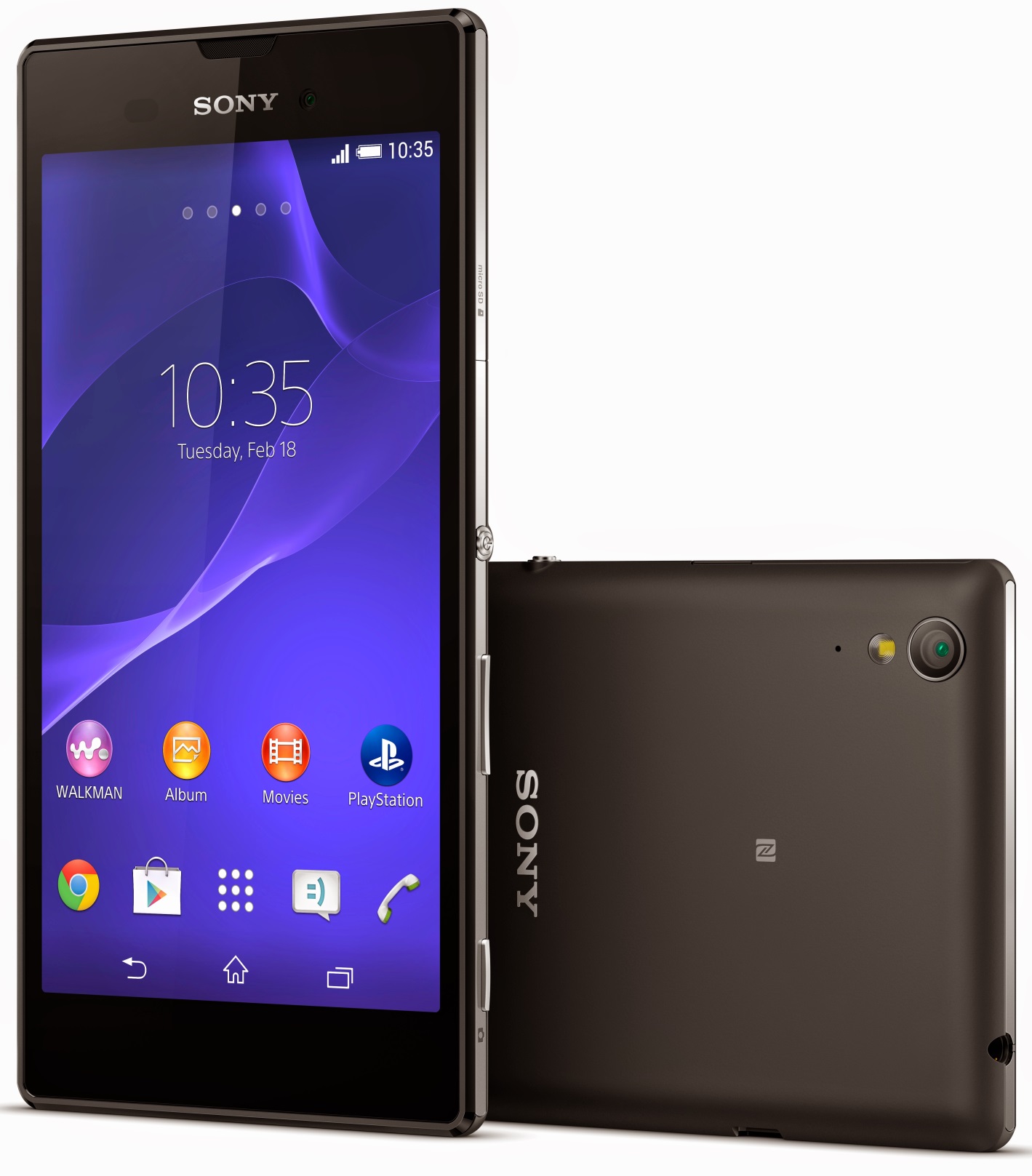 SONY Xperia T3 — самый тонкий смартфон с диагональю дисплея 5.3 дюйма