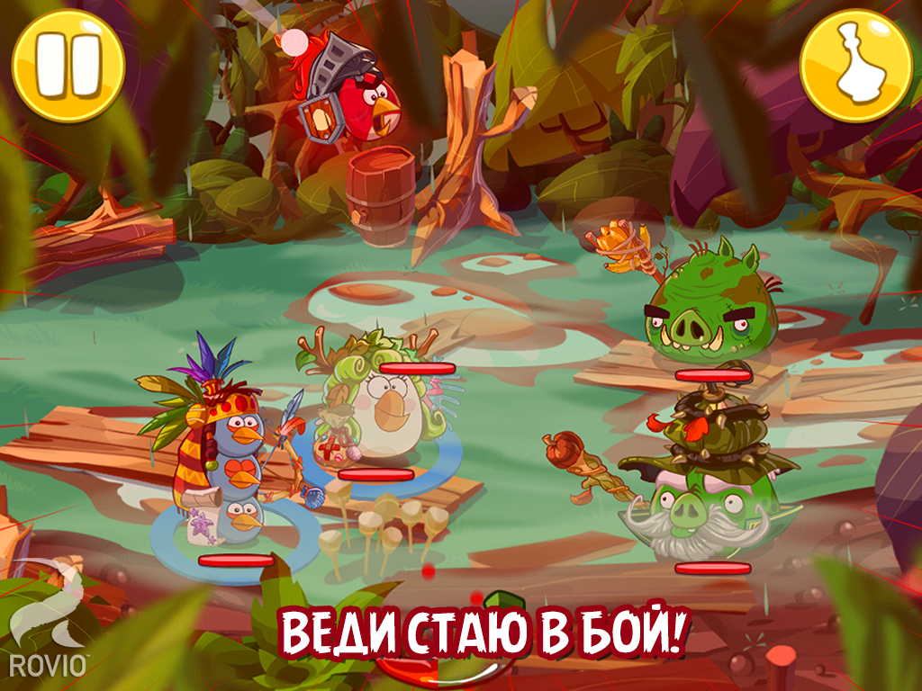 Angry Birds Epic официально выпущена на Android, iOS Windows Phone