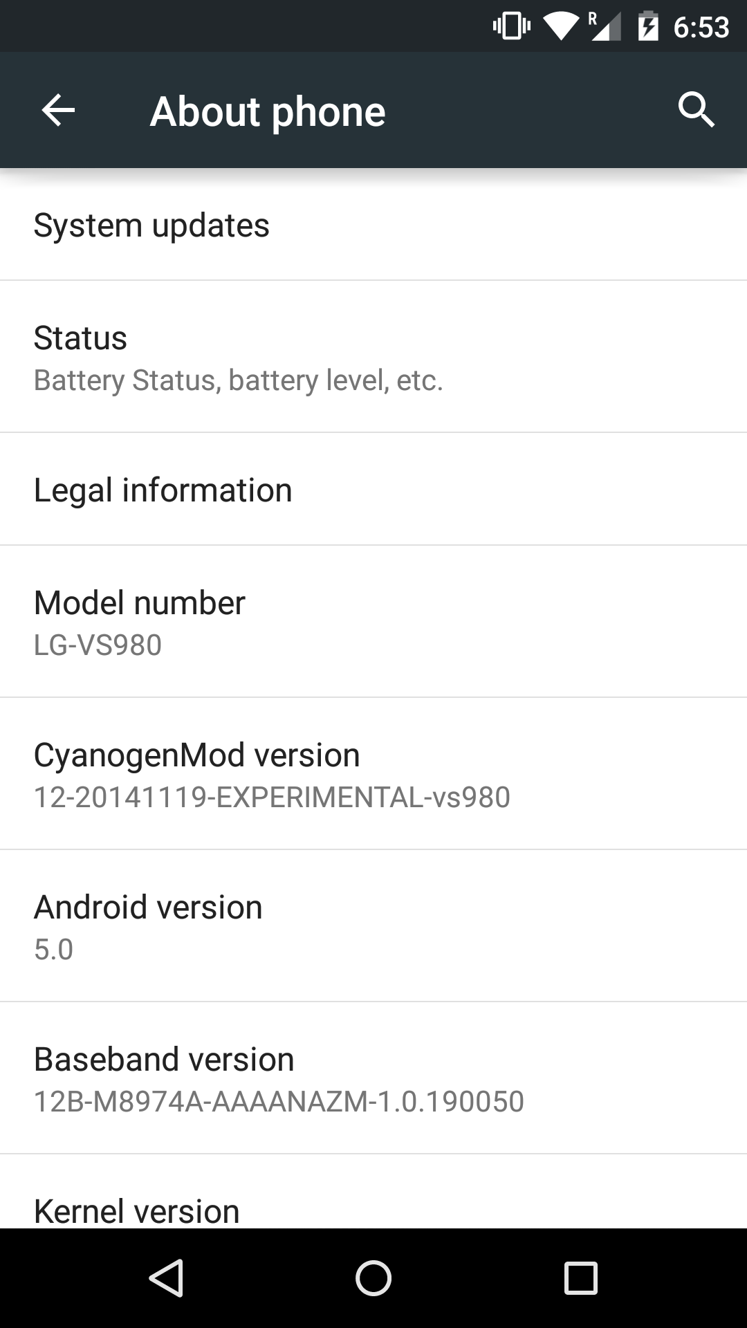 Для смартфона LG G2 появилась неофициальная прошивка с Android 5.0 Lollipop