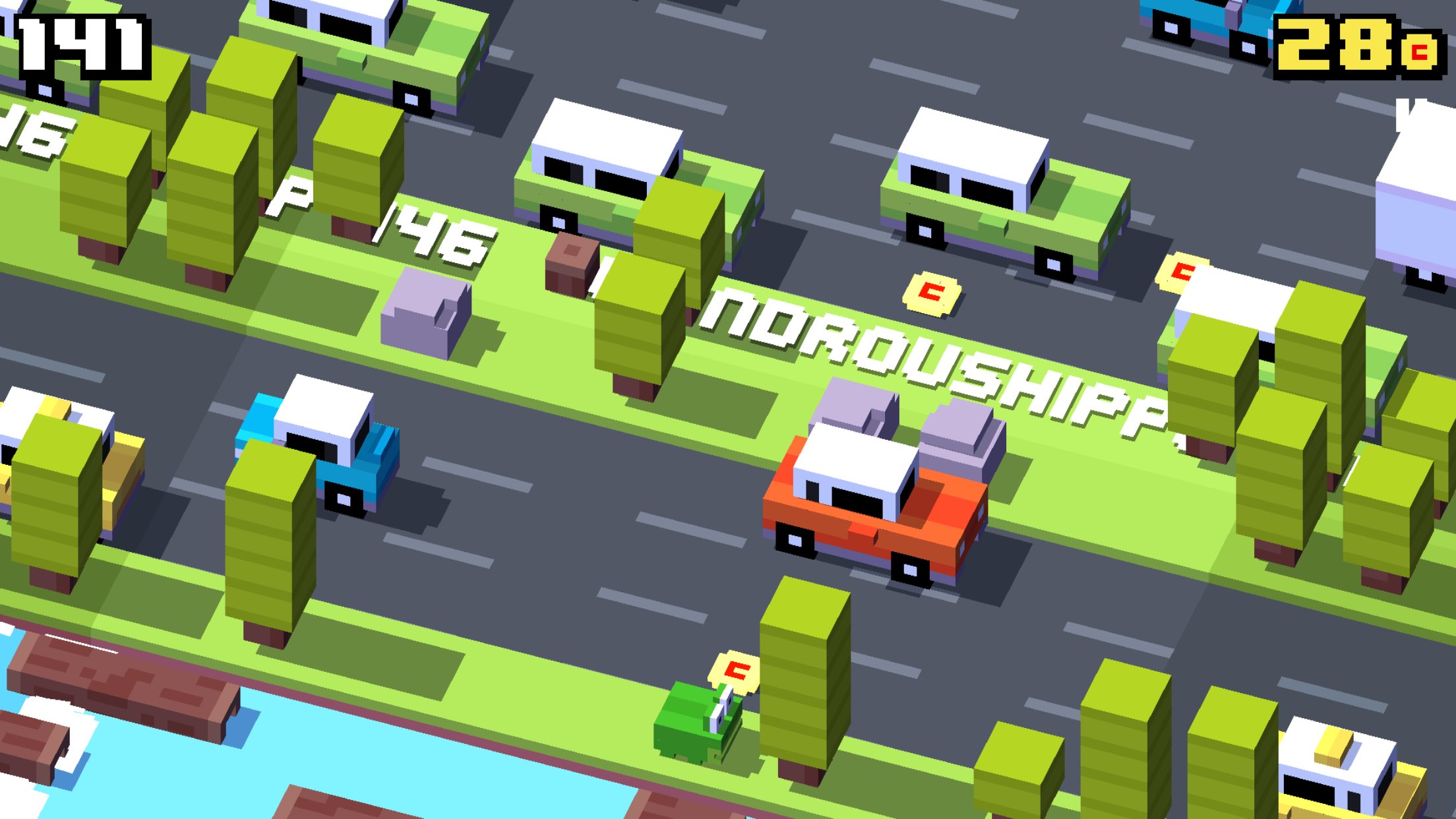 Аркадный хит Crossy Road появился в Google Play