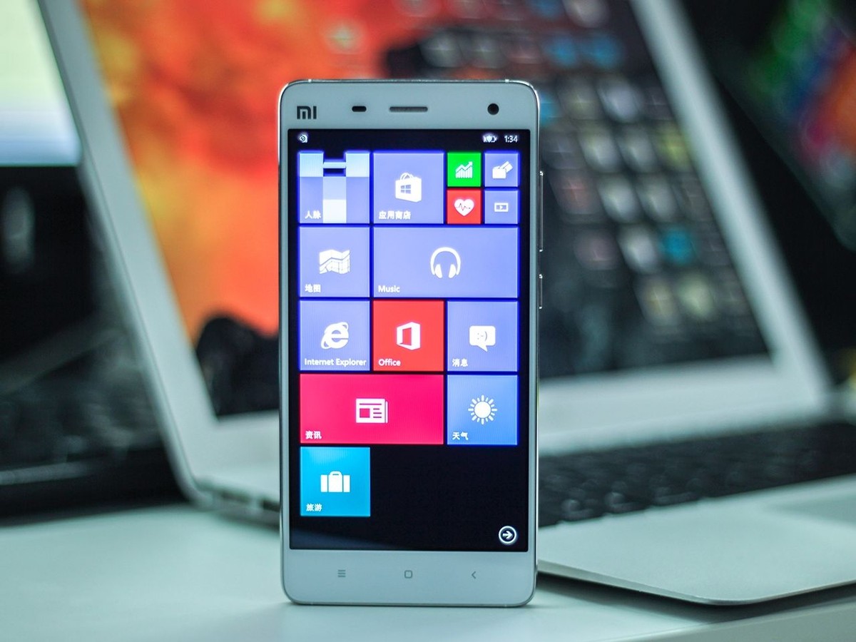 Видеодемонстрация работы Windows 10 на Android-смартфоне Xiaomi Mi4