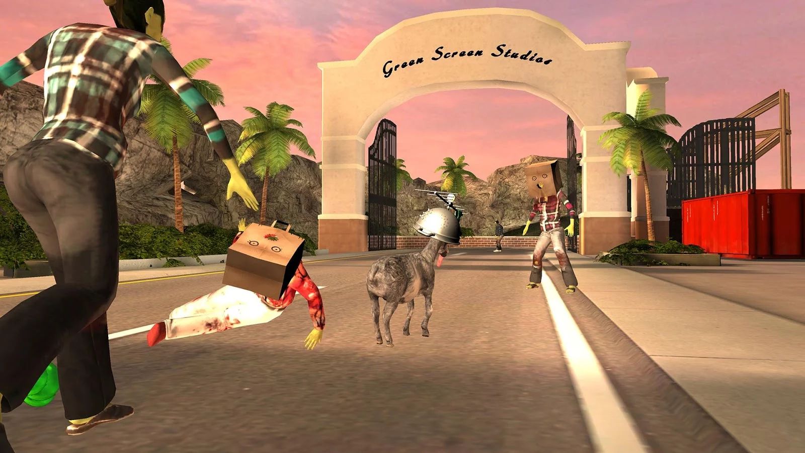 На Android вышел Goat Simulator с дополнением GoatZ