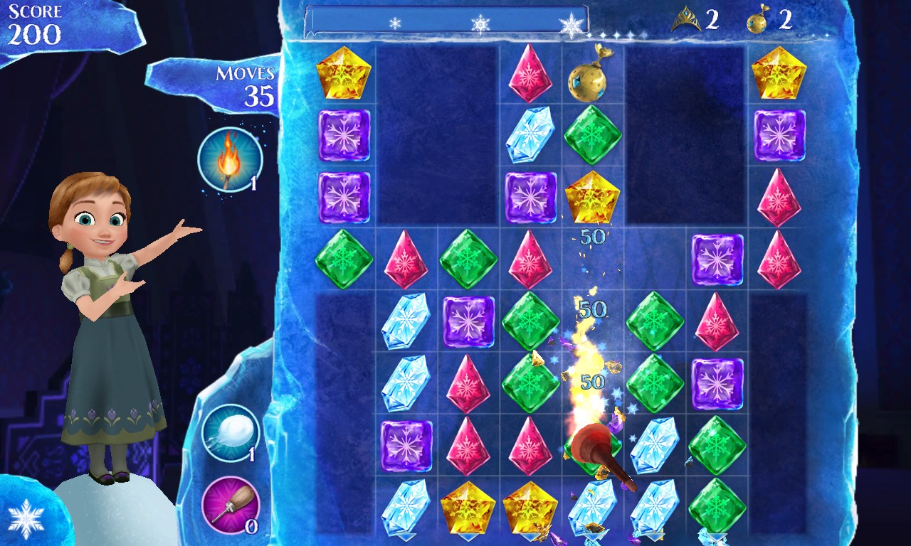 Скачать Frozen Free Fall для Windows Phone 7, 7.5, 7.8, Windows Phone 8