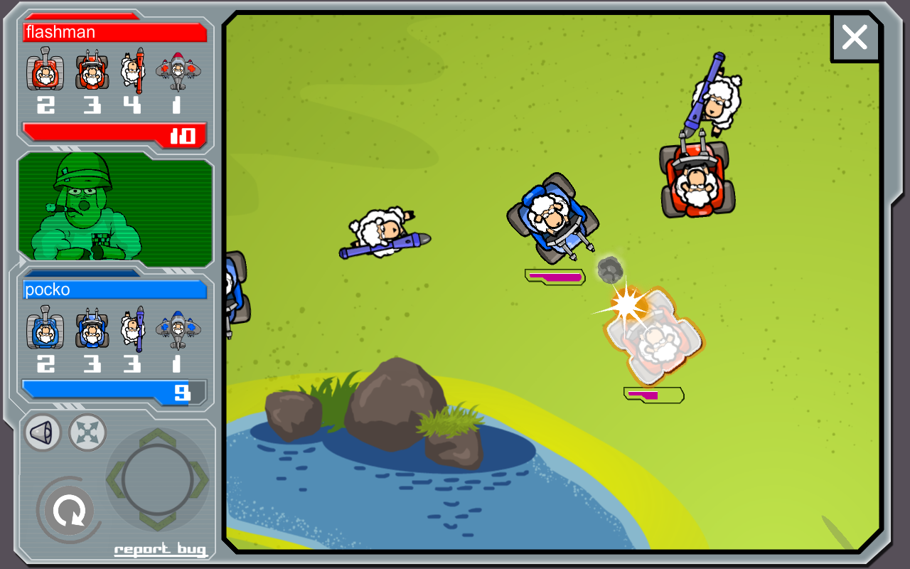 Скачать Sheep War – боевые овцы онлайн 1.1.1 для Android