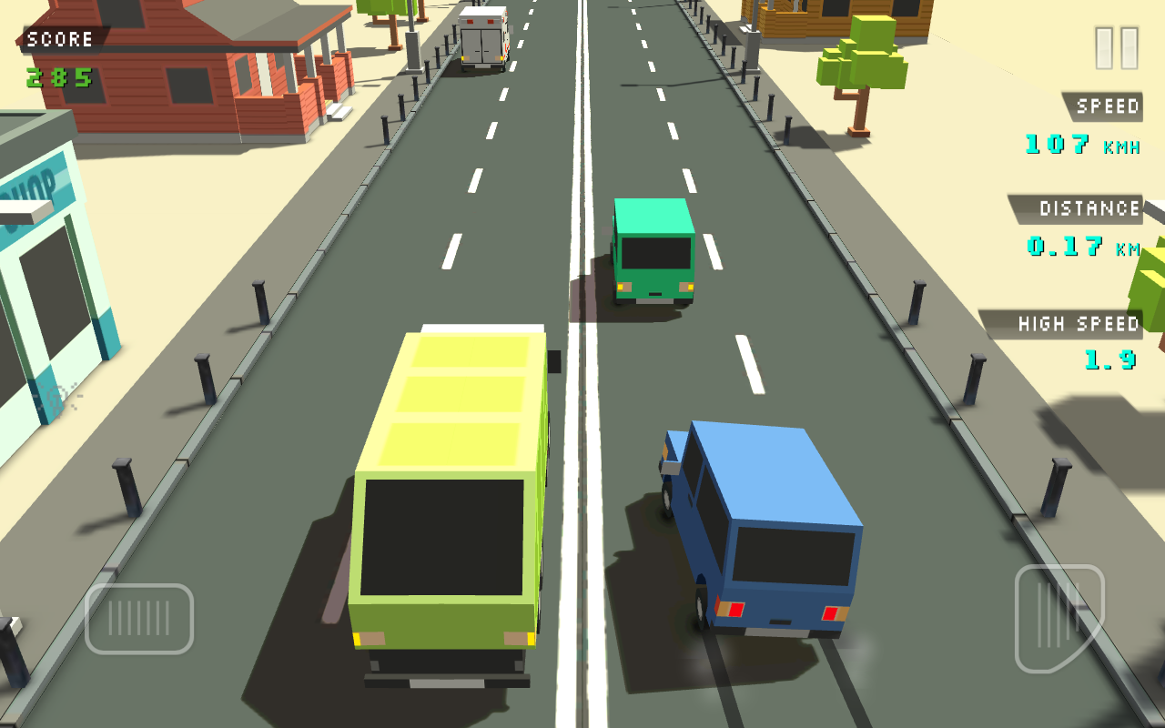 Скачать Blocky Traffic Racer 1.3 для Android