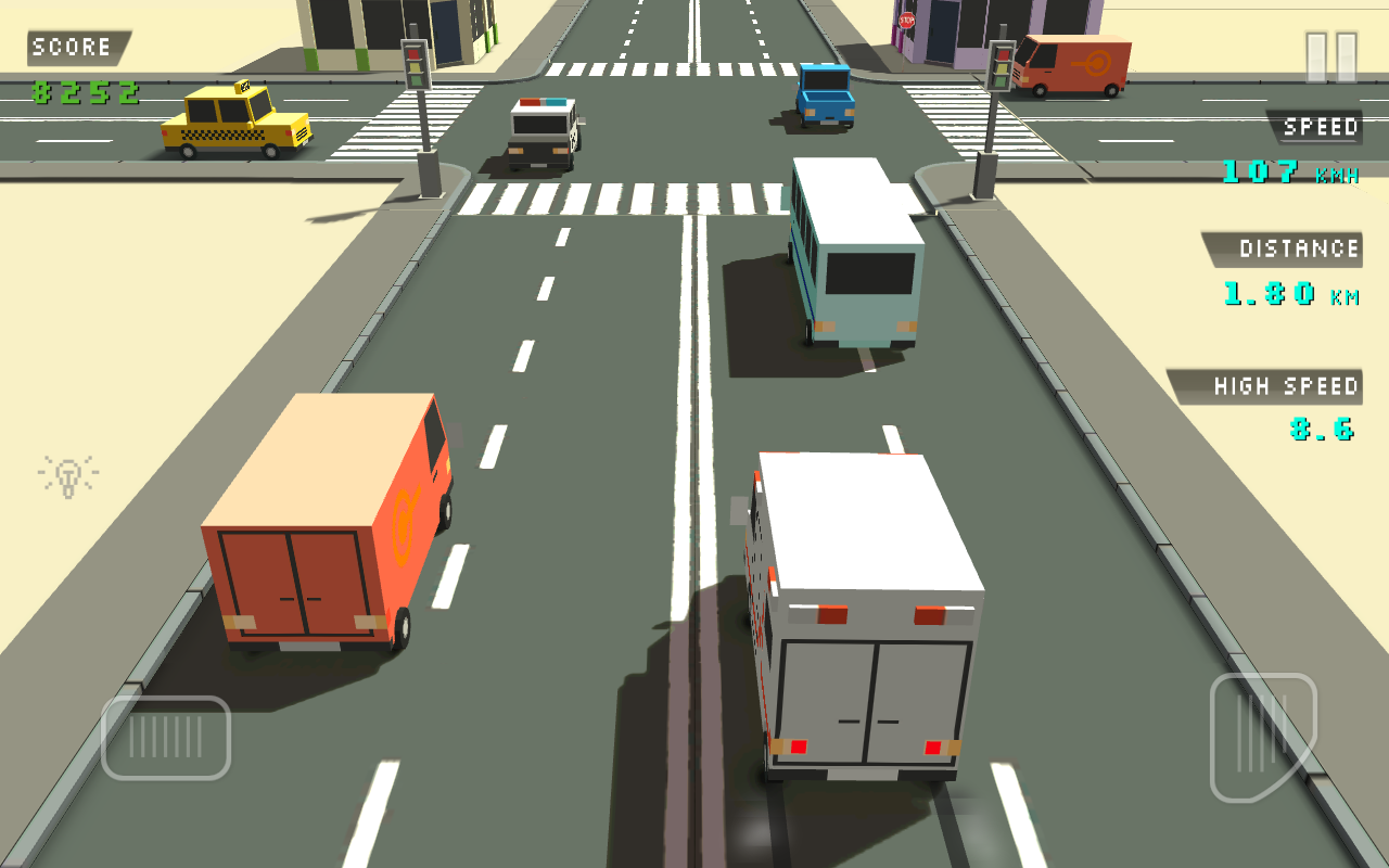 Скачать Blocky Traffic Racer 1.3 для Android