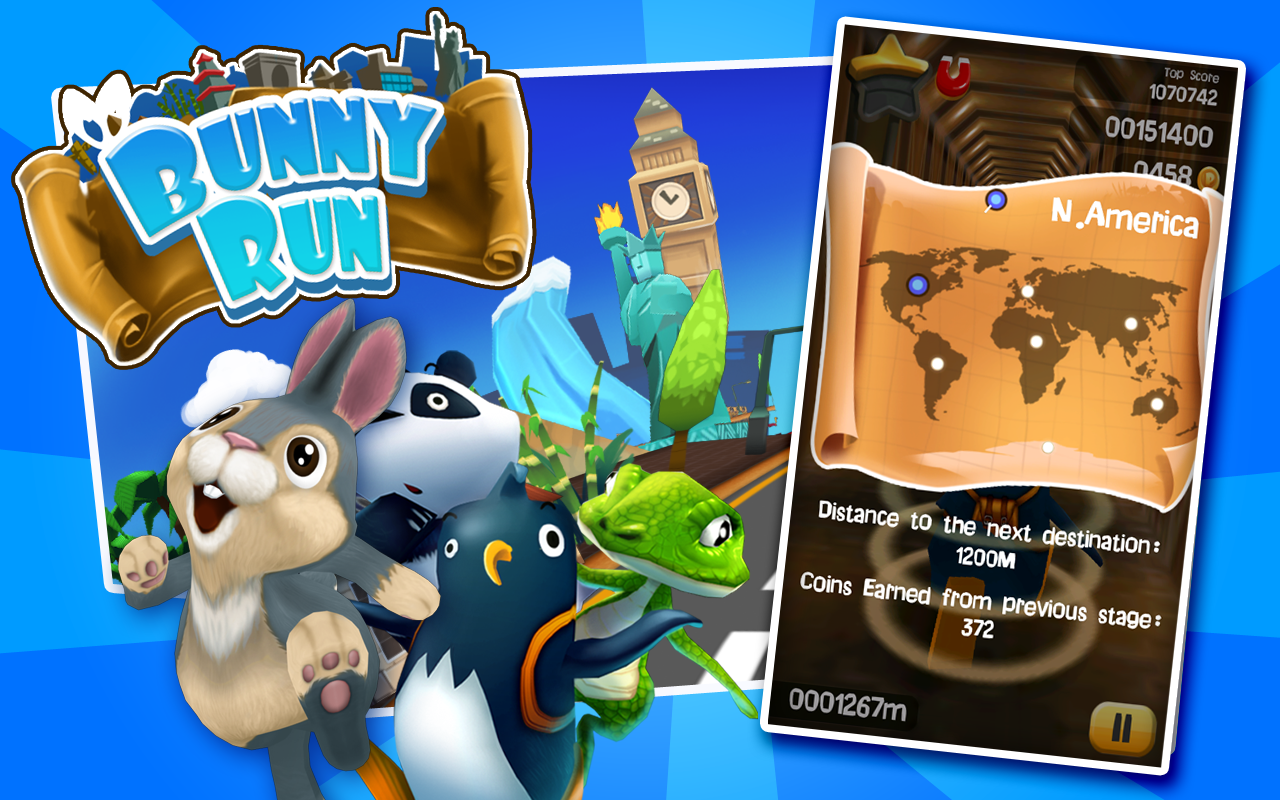 Скачать Bunny Run 1.3.1 для Android