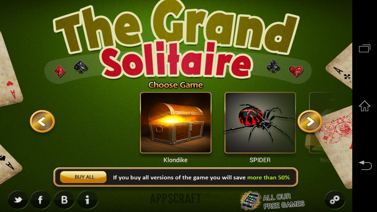 Скачать Solitaire Extreme Widescreen 2.6 для Android