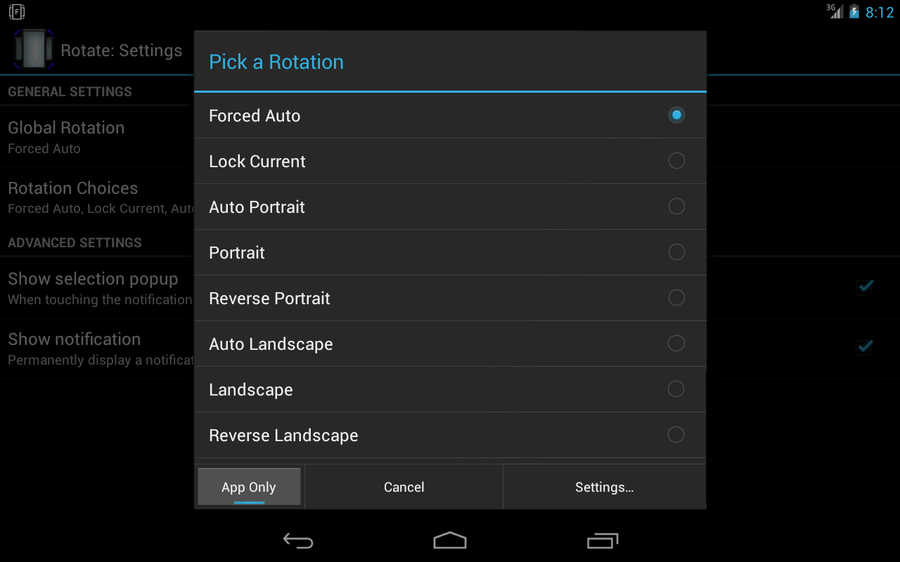 Скачать Ultimate Rotation Control 6.3.5 (Google) для Android