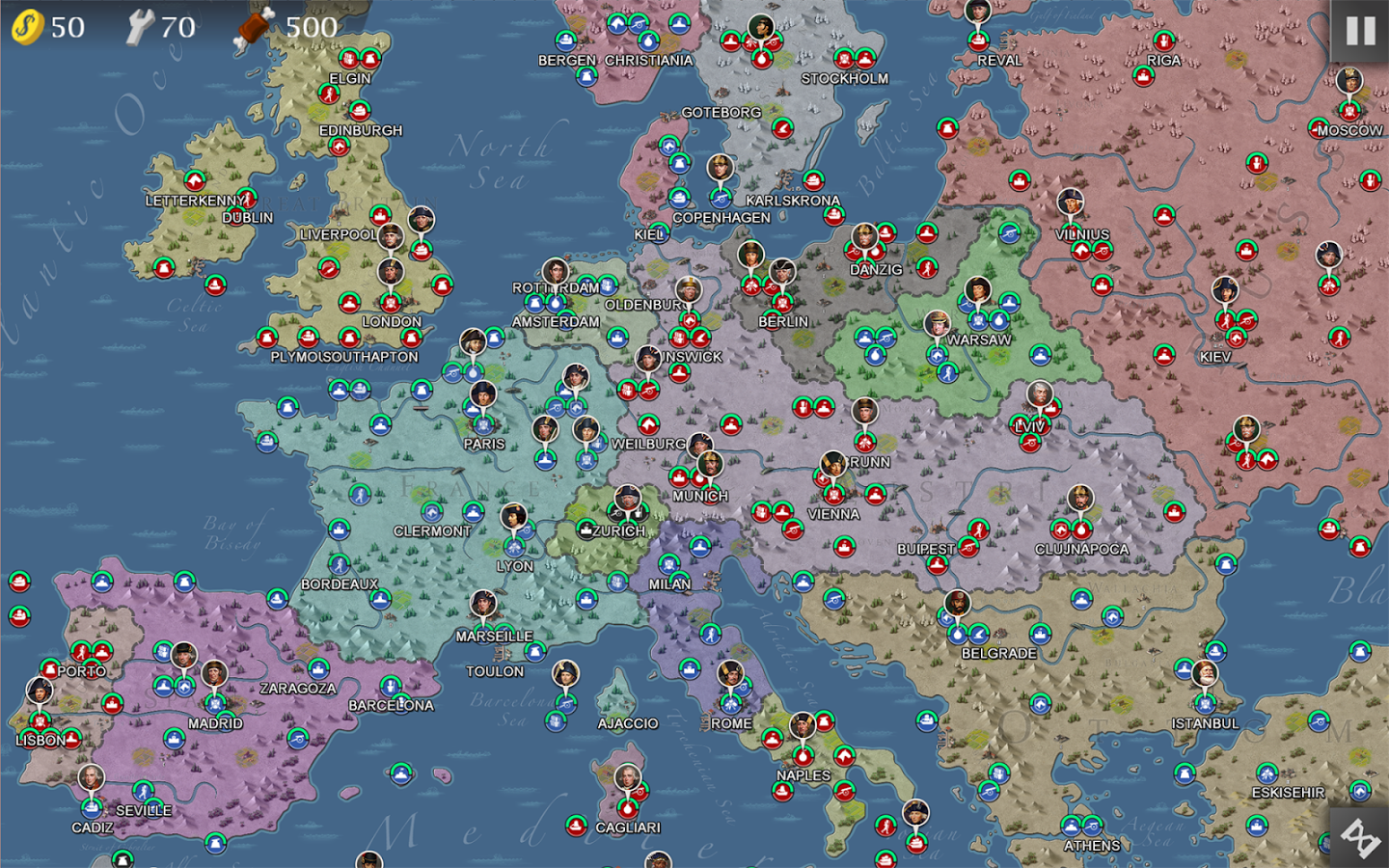 Скачать European War 4: Napoleon 1.4.42 для Android