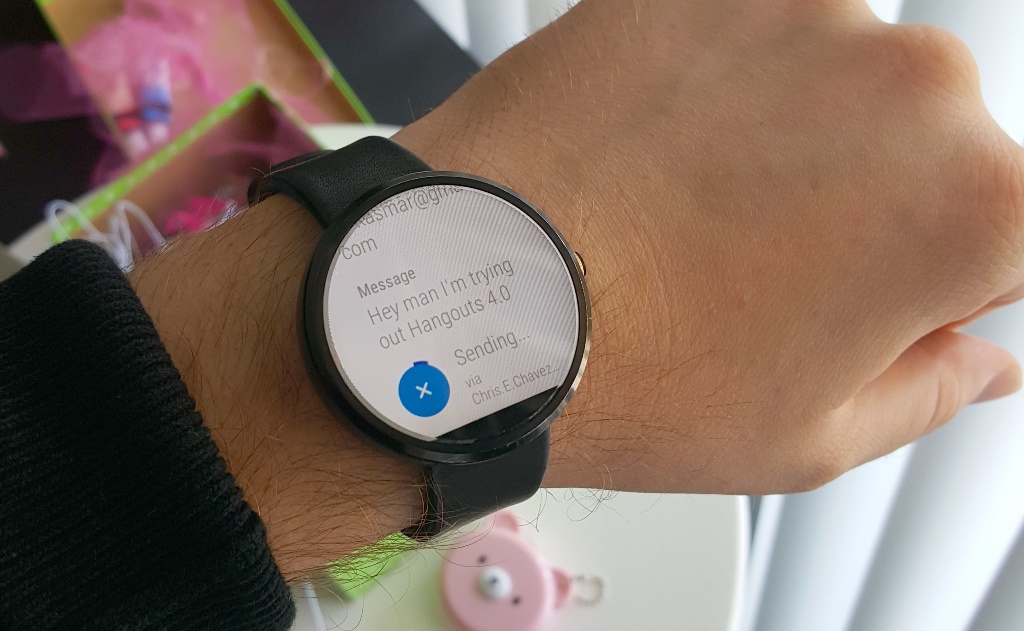 Android wear hangouts best sale