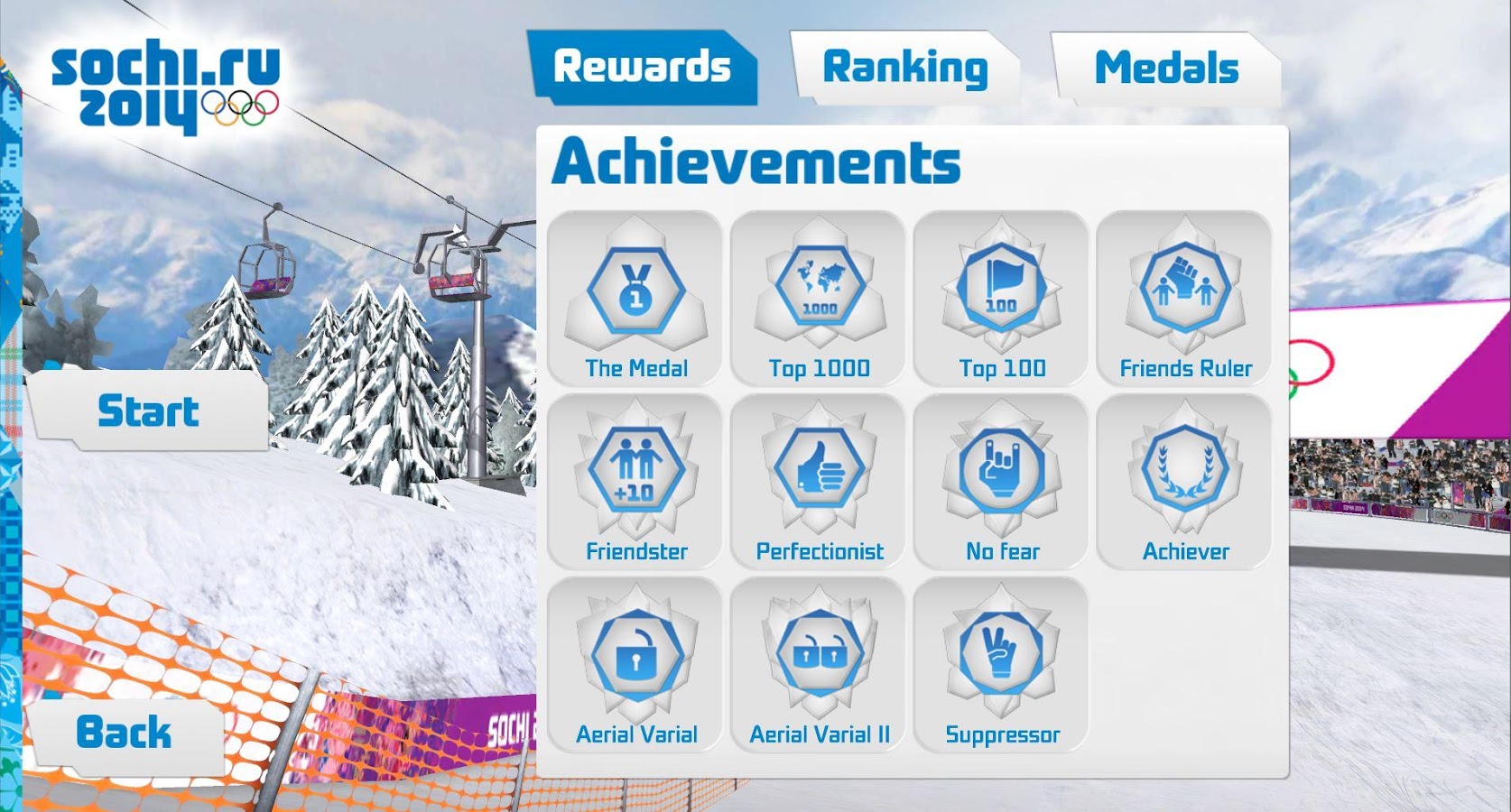 Скачать Sochi 2014: Ski Slopestyle 1.02 для Android