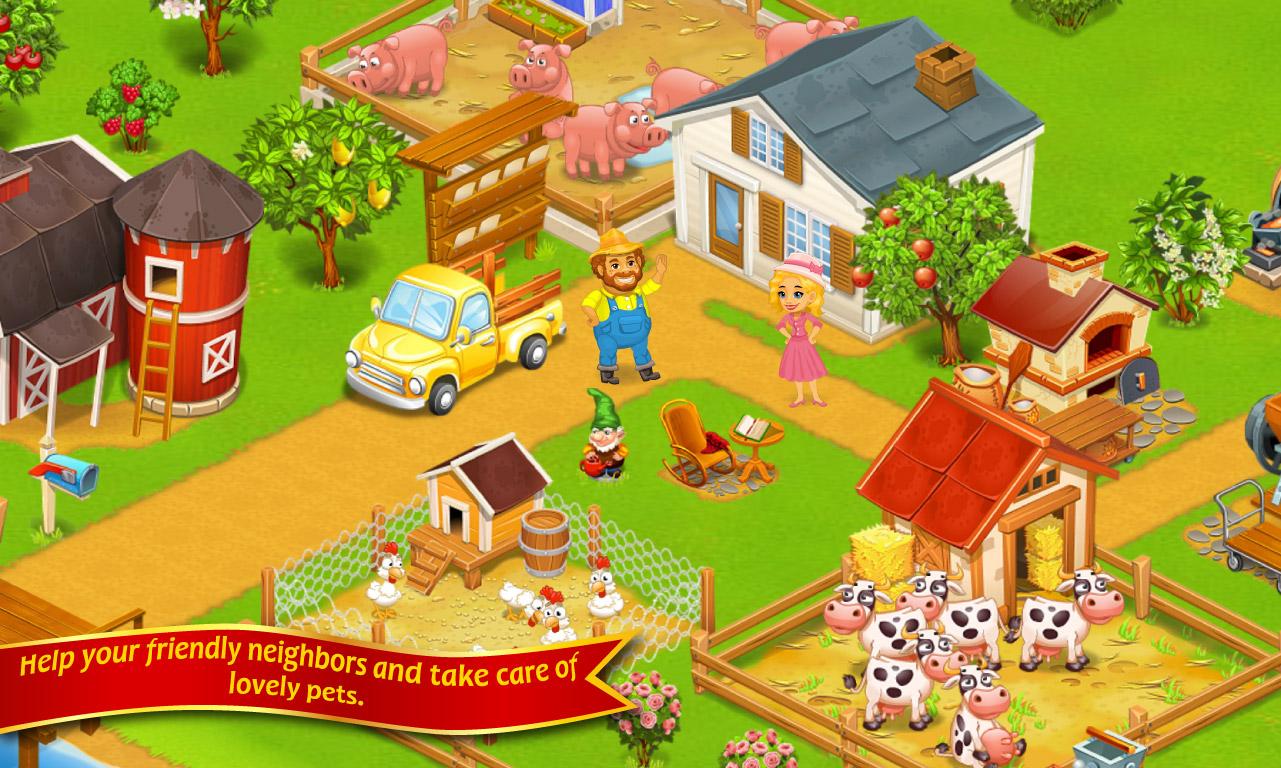  Farm Town Farming Life Game APK  Android -  