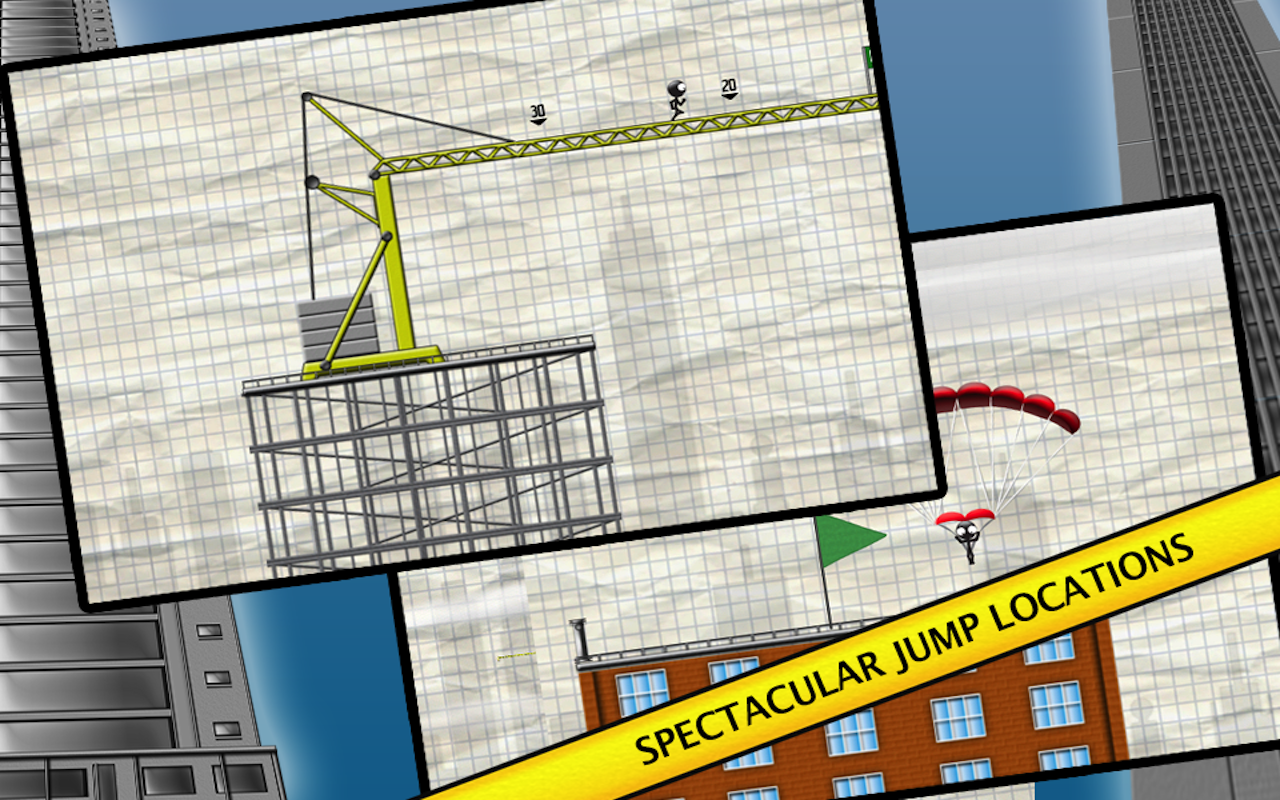 Скачать Stickman Base Jumper 4.2 Для Android