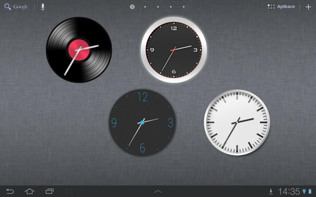 Скачать ClockQ Analog - clock widget 1.0 для Android