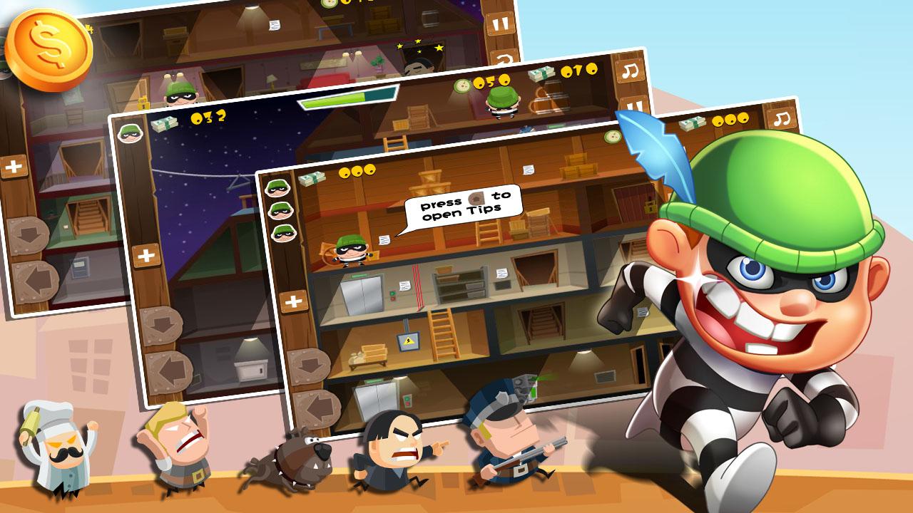 Скачать Tiny Robber Bob 1.2 для Android