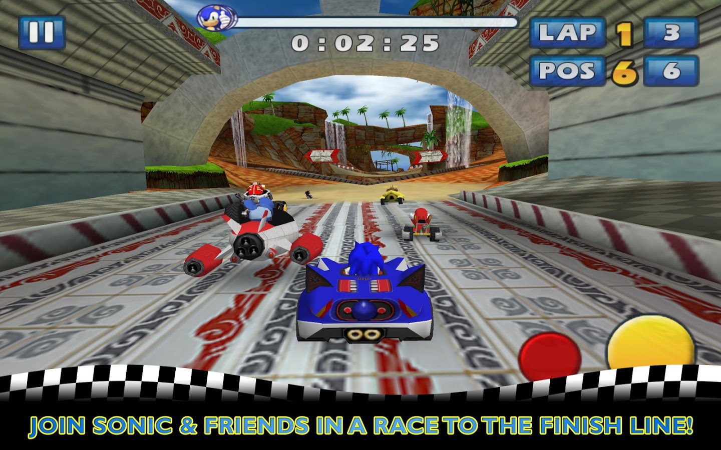 Скачать Sonic & SEGA All-Stars Racing™ 1.0.1 для Android