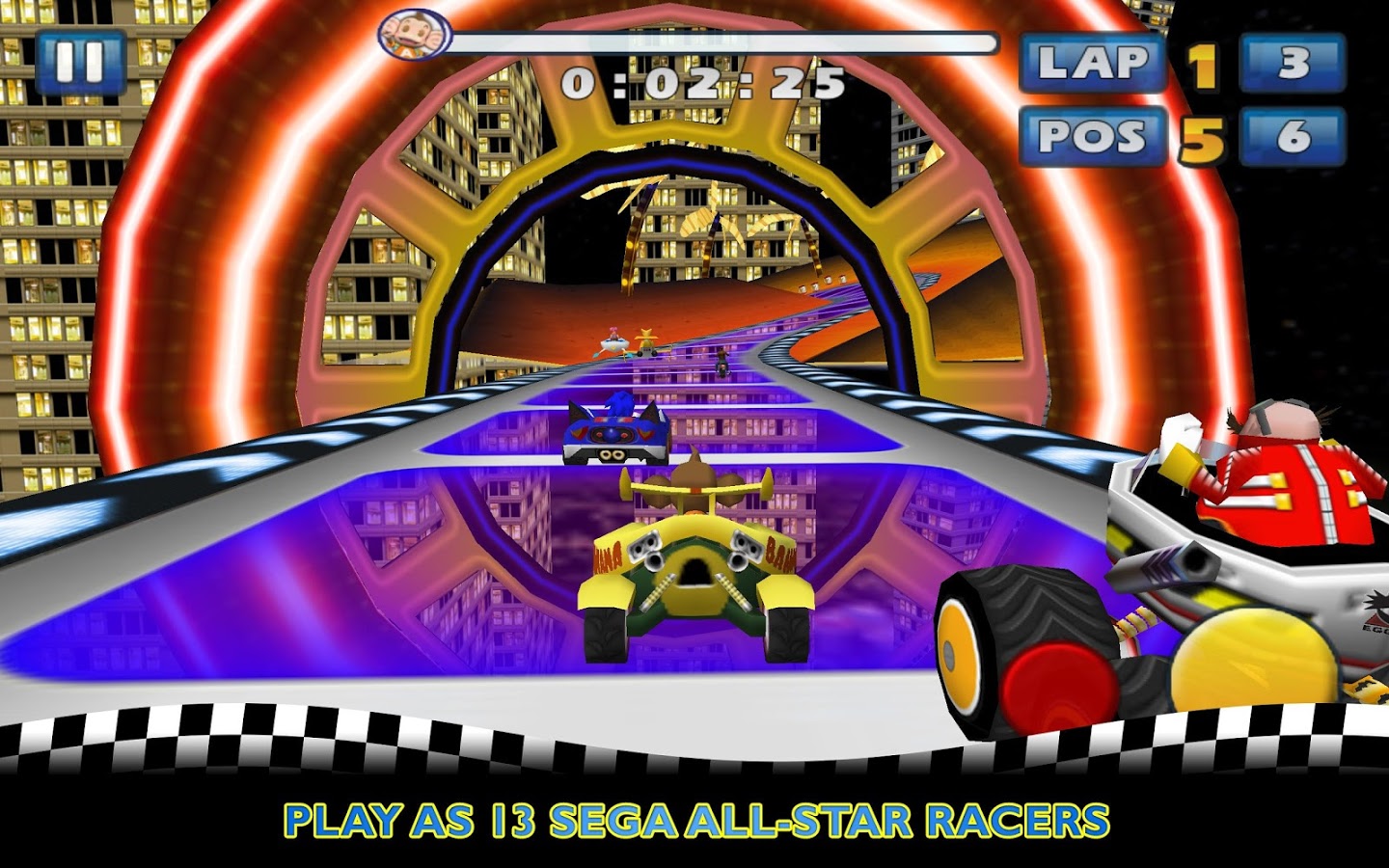 Скачать Sonic & SEGA All-Stars Racing™ 1.0.1 для Android