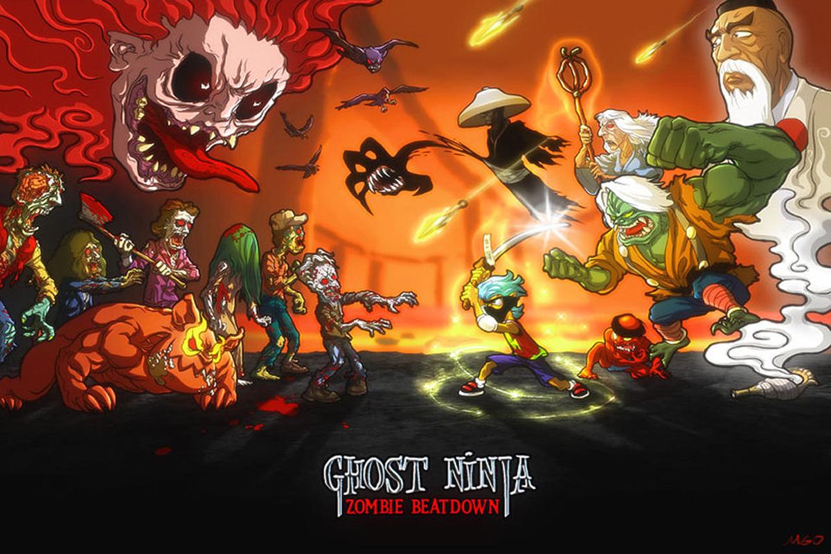 Скачать Ghost Ninja: Zombie Beatdown 1.1.0 для Android