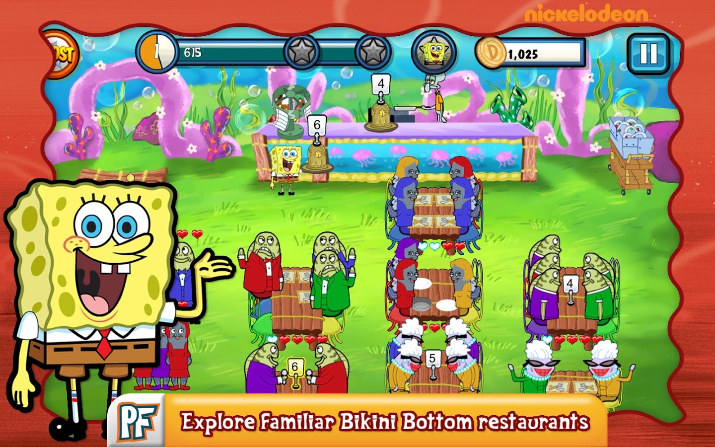 Скачать SpongeBob Diner Dash 3.25.3 для Android