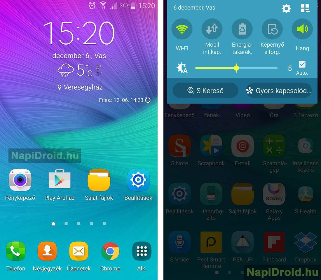 Прошлогодний Samsung Galaxy Note 4 уже обновляется до Android 6.0